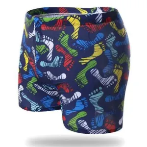 Nylon Printing Stylish Boxers Trunks