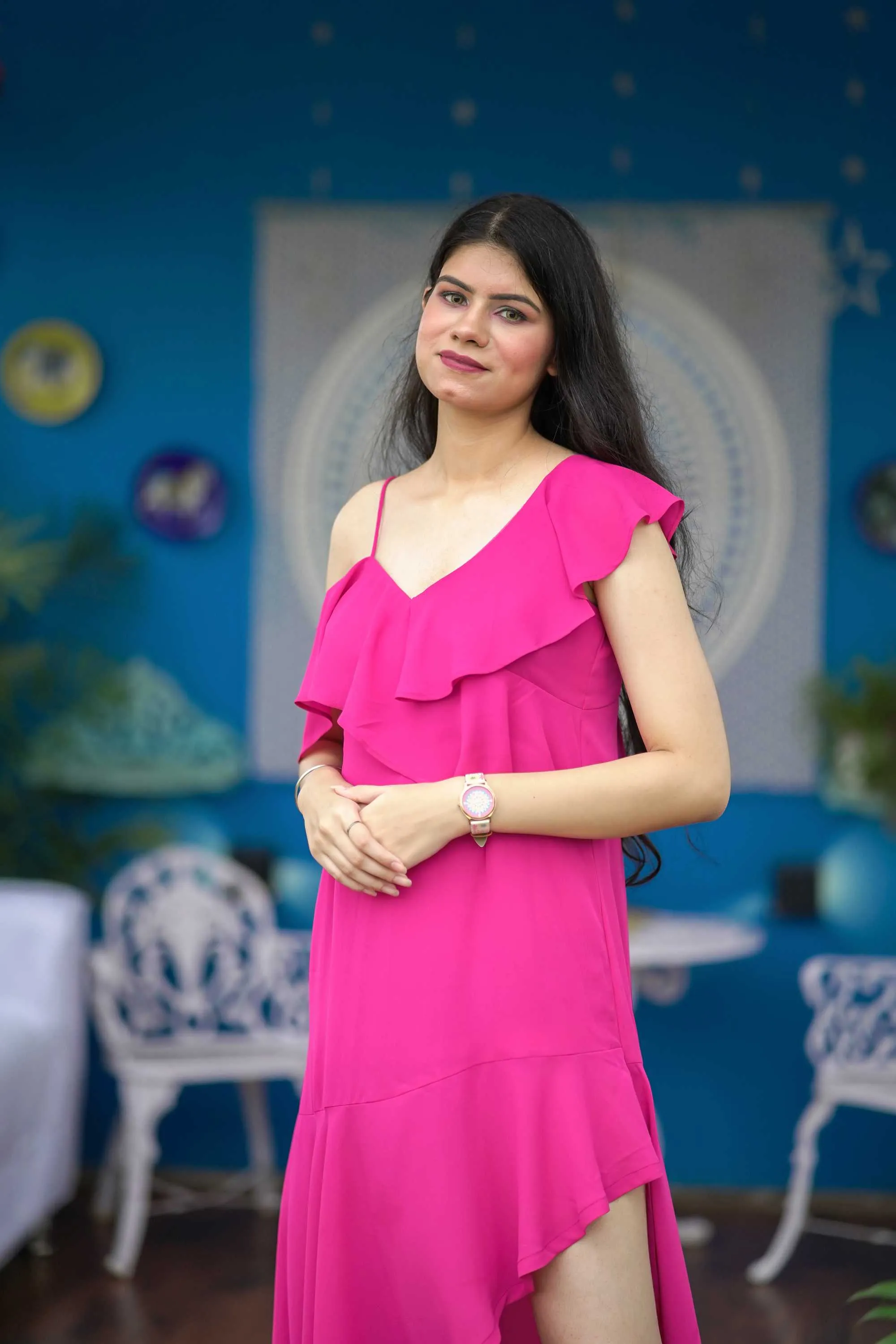 NYSSA ASYMMETRICAL DRESS