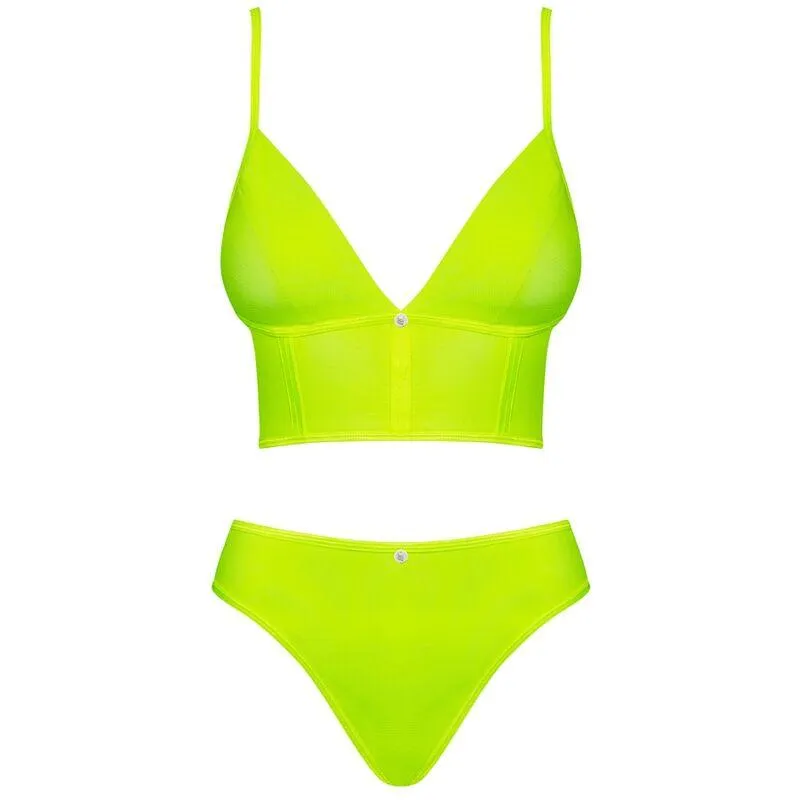 OBSESSIVE - NEONIA TWO PIECES SET L/XL