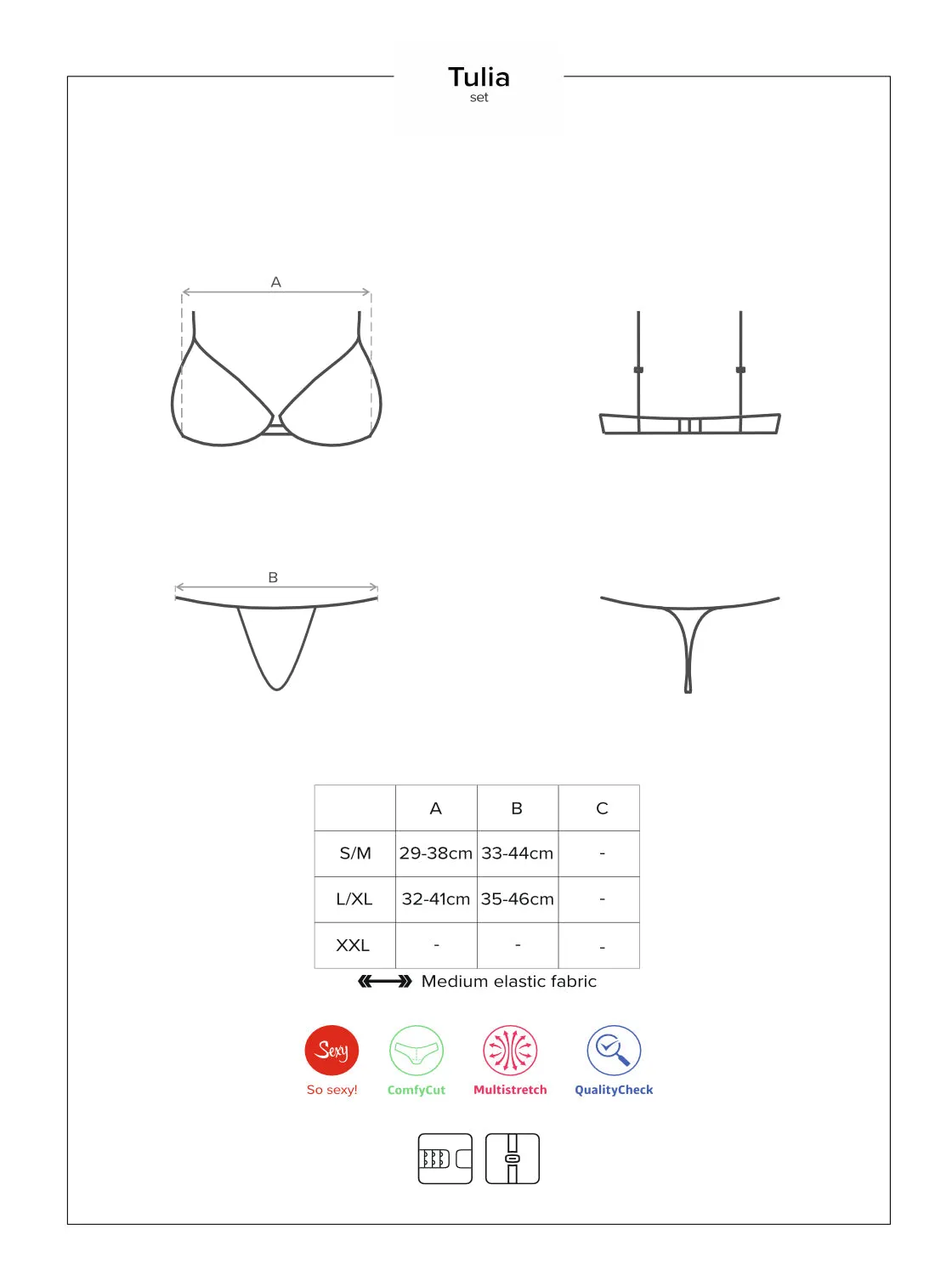Obsessive Tulia Bra and Panties Set