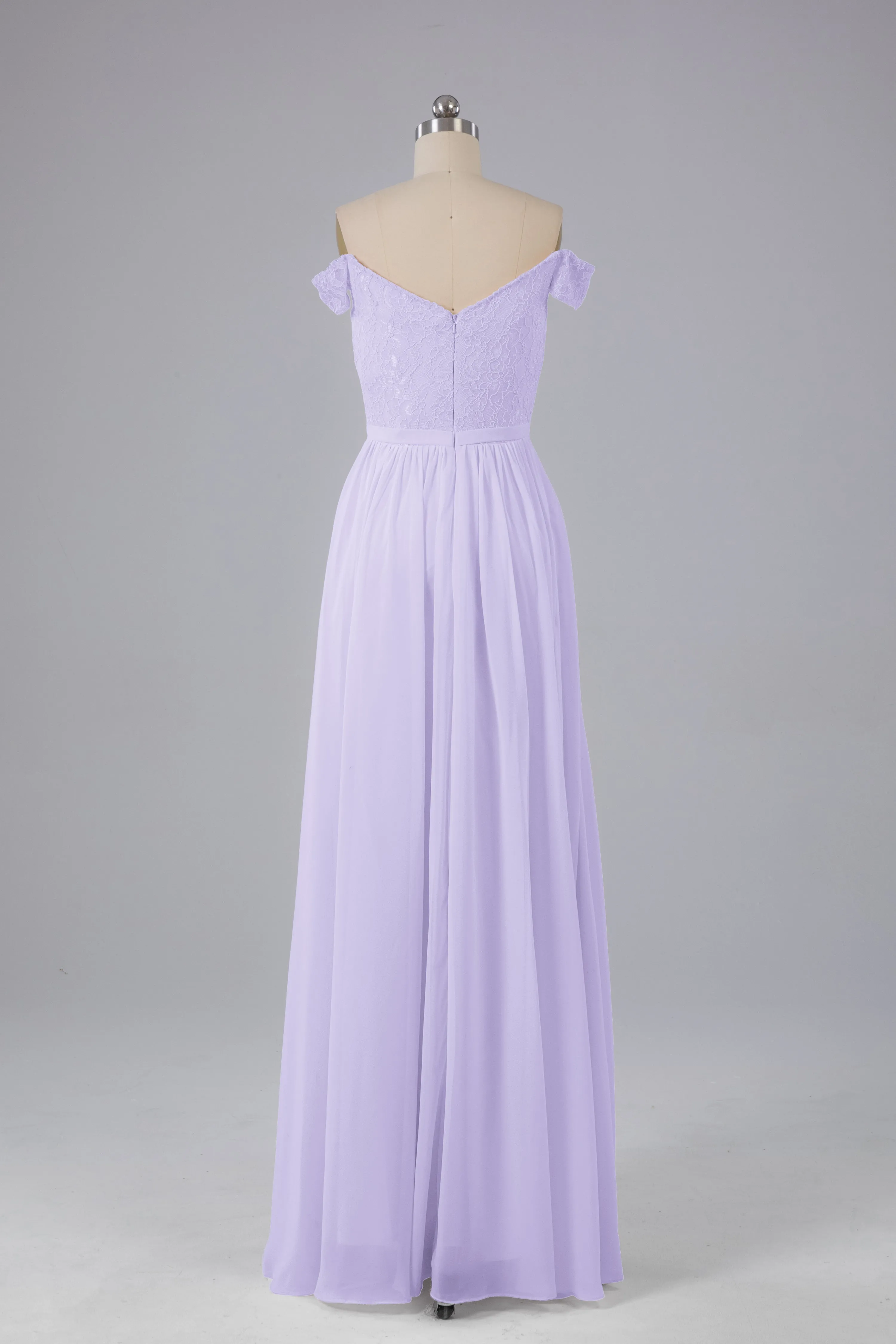 Off The Shoulder Long Bridesmaid Dresses
