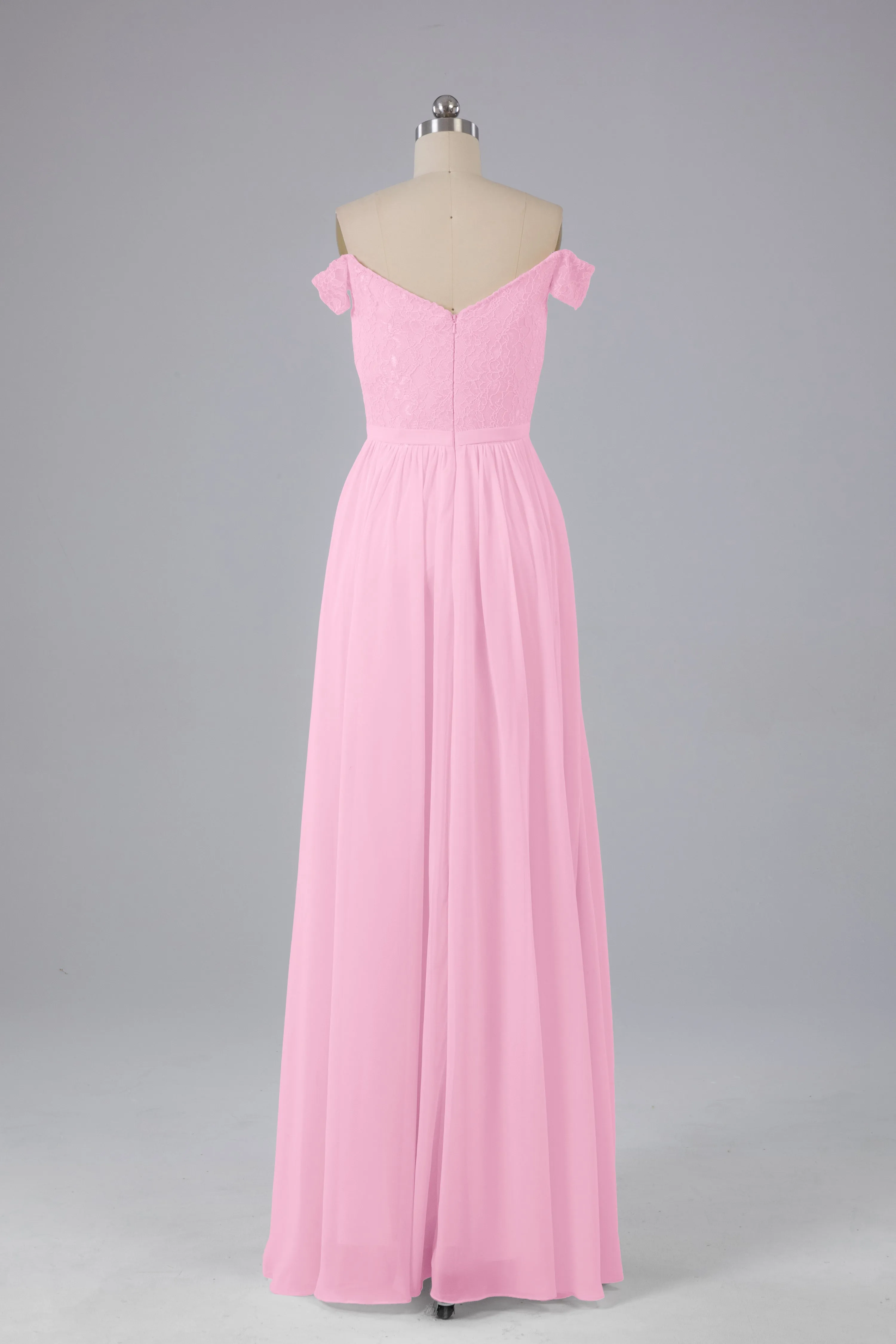 Off The Shoulder Long Bridesmaid Dresses