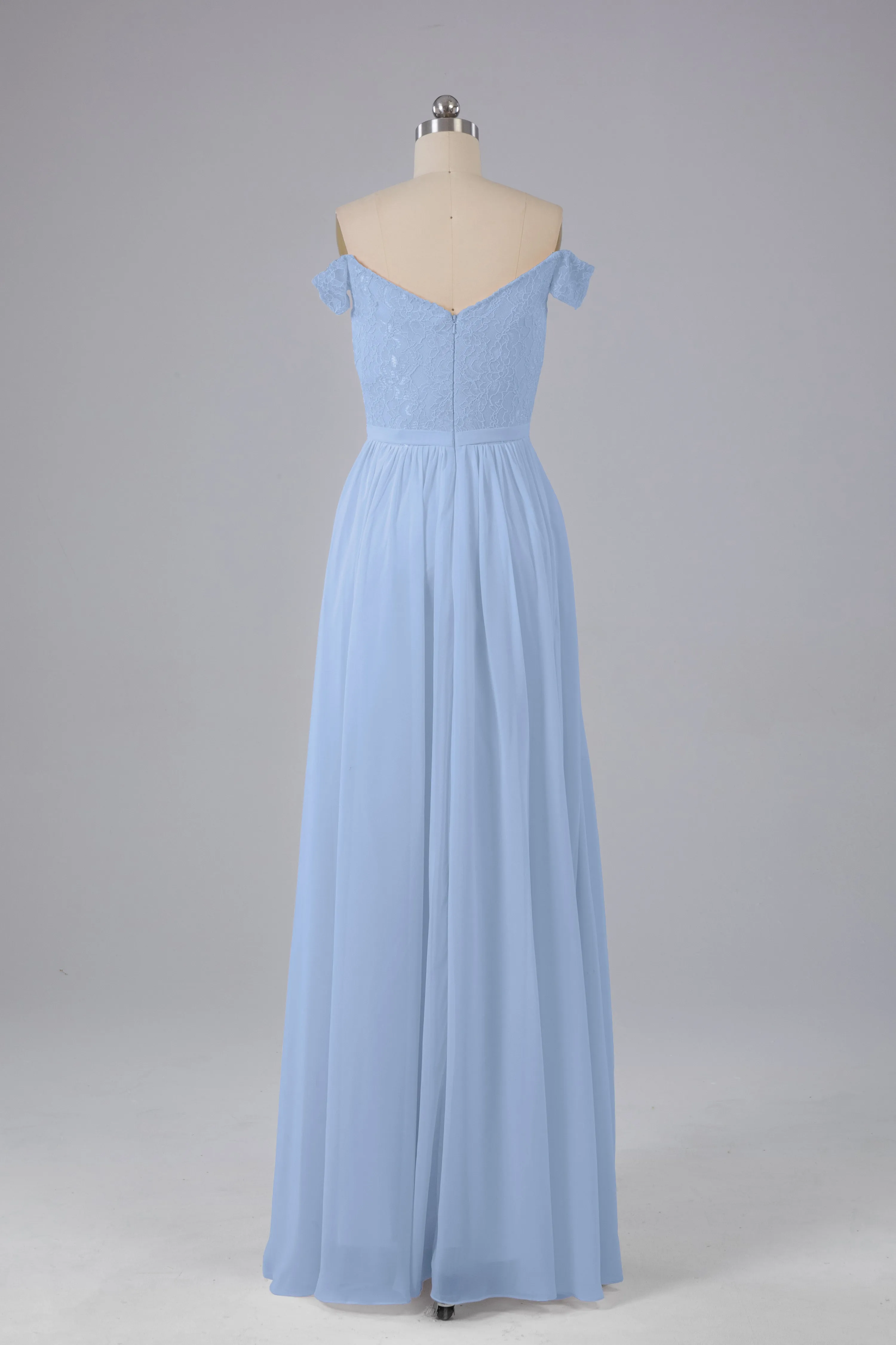 Off The Shoulder Long Bridesmaid Dresses