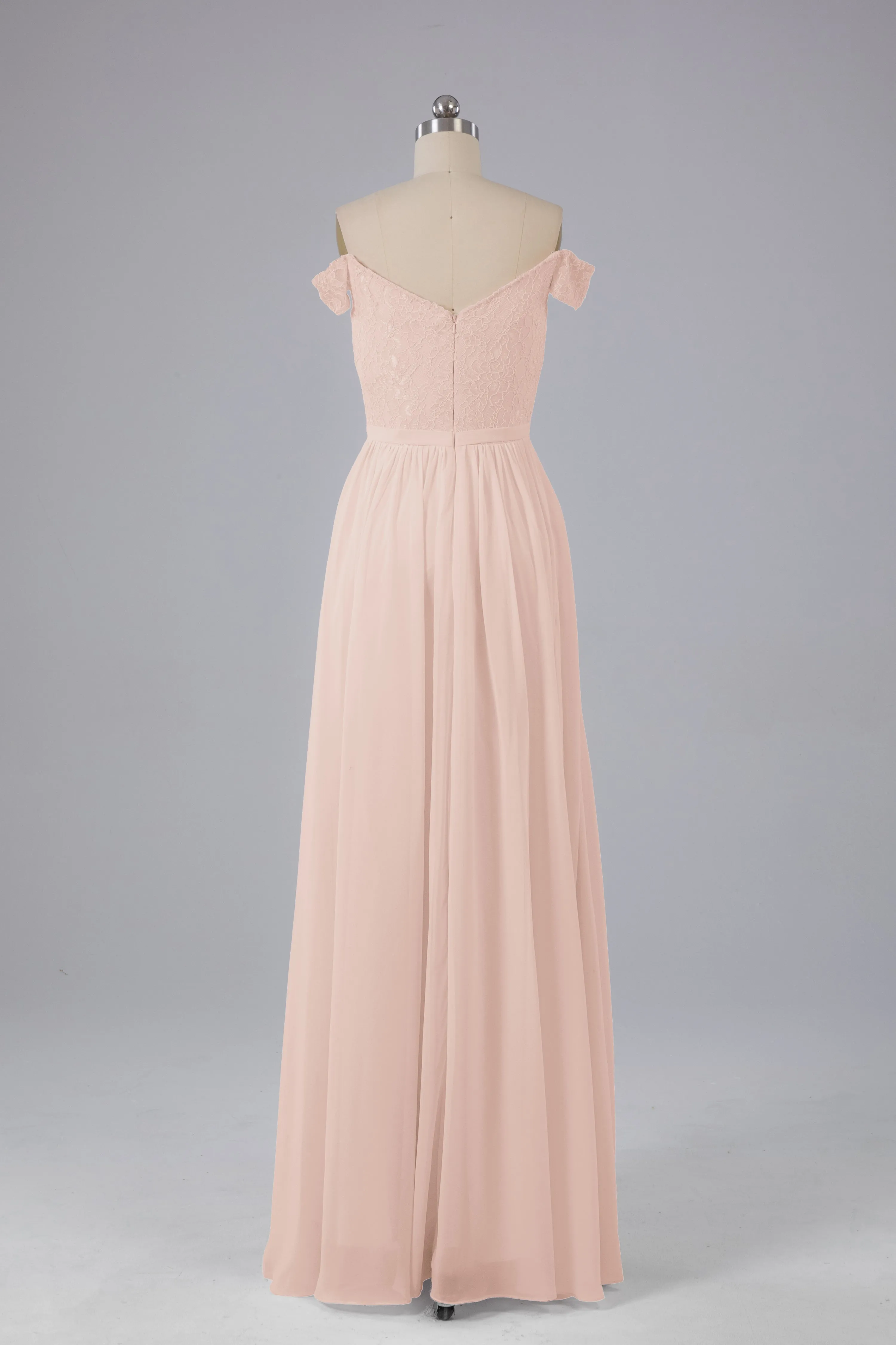 Off The Shoulder Long Bridesmaid Dresses