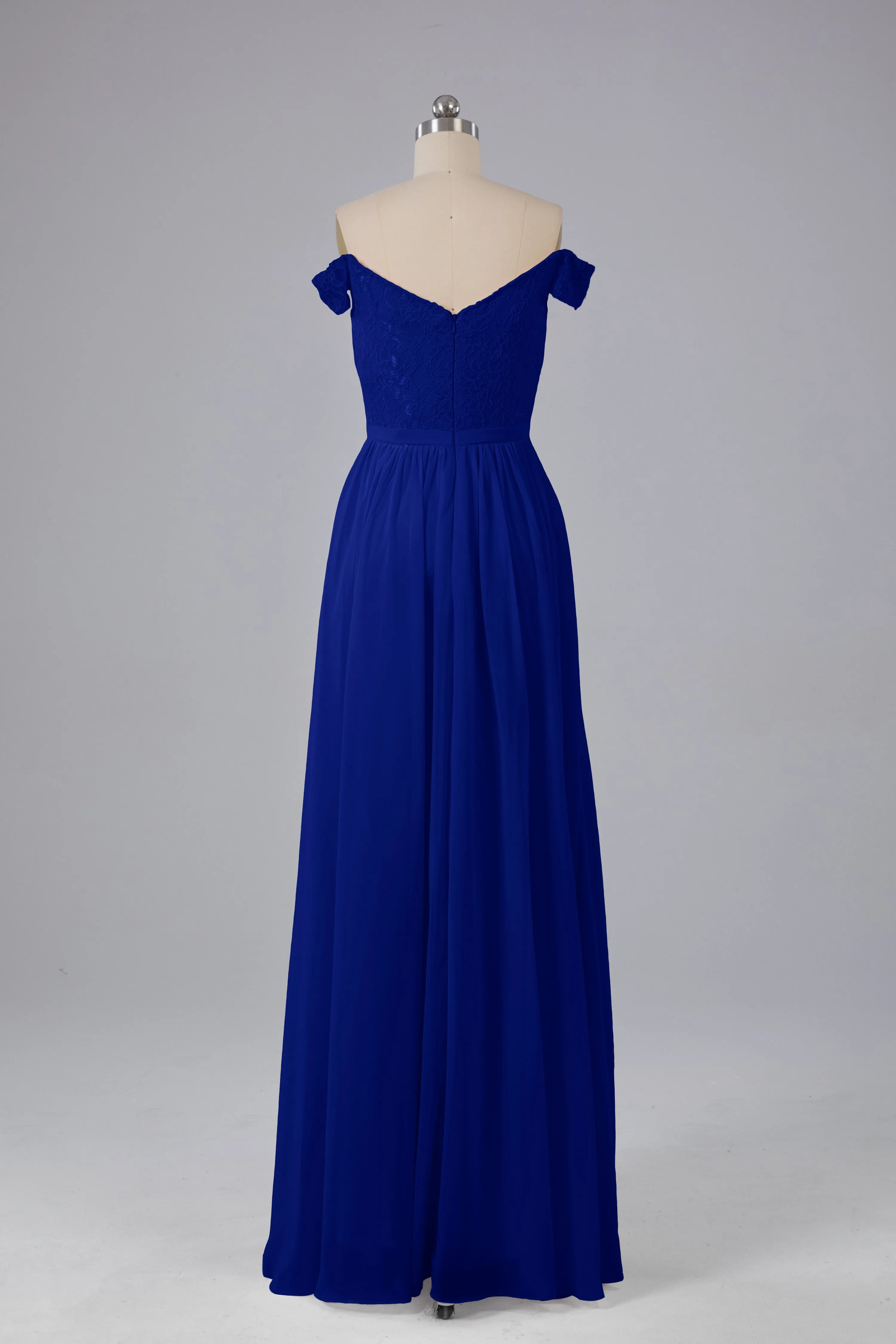 Off The Shoulder Long Bridesmaid Dresses