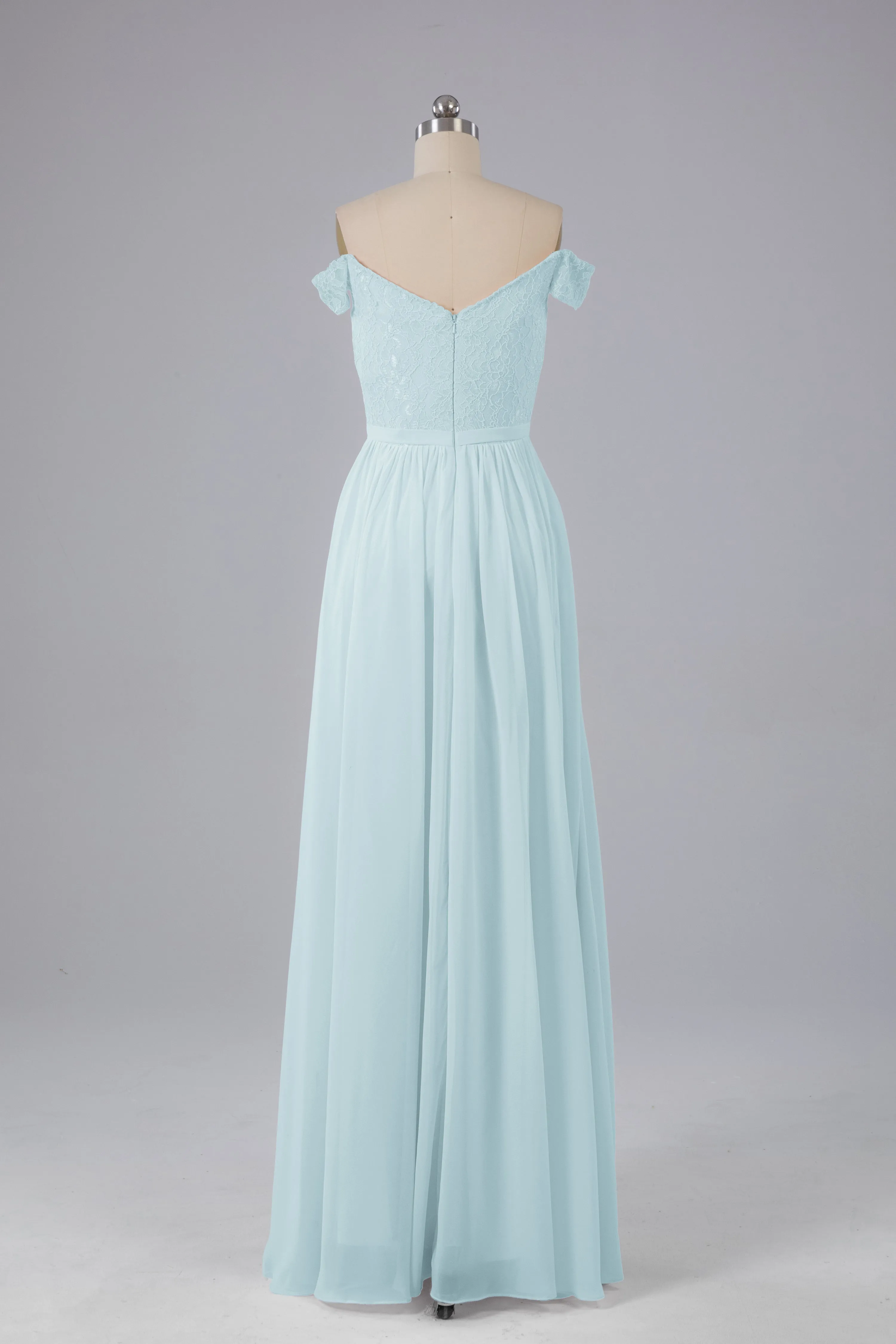 Off The Shoulder Long Bridesmaid Dresses
