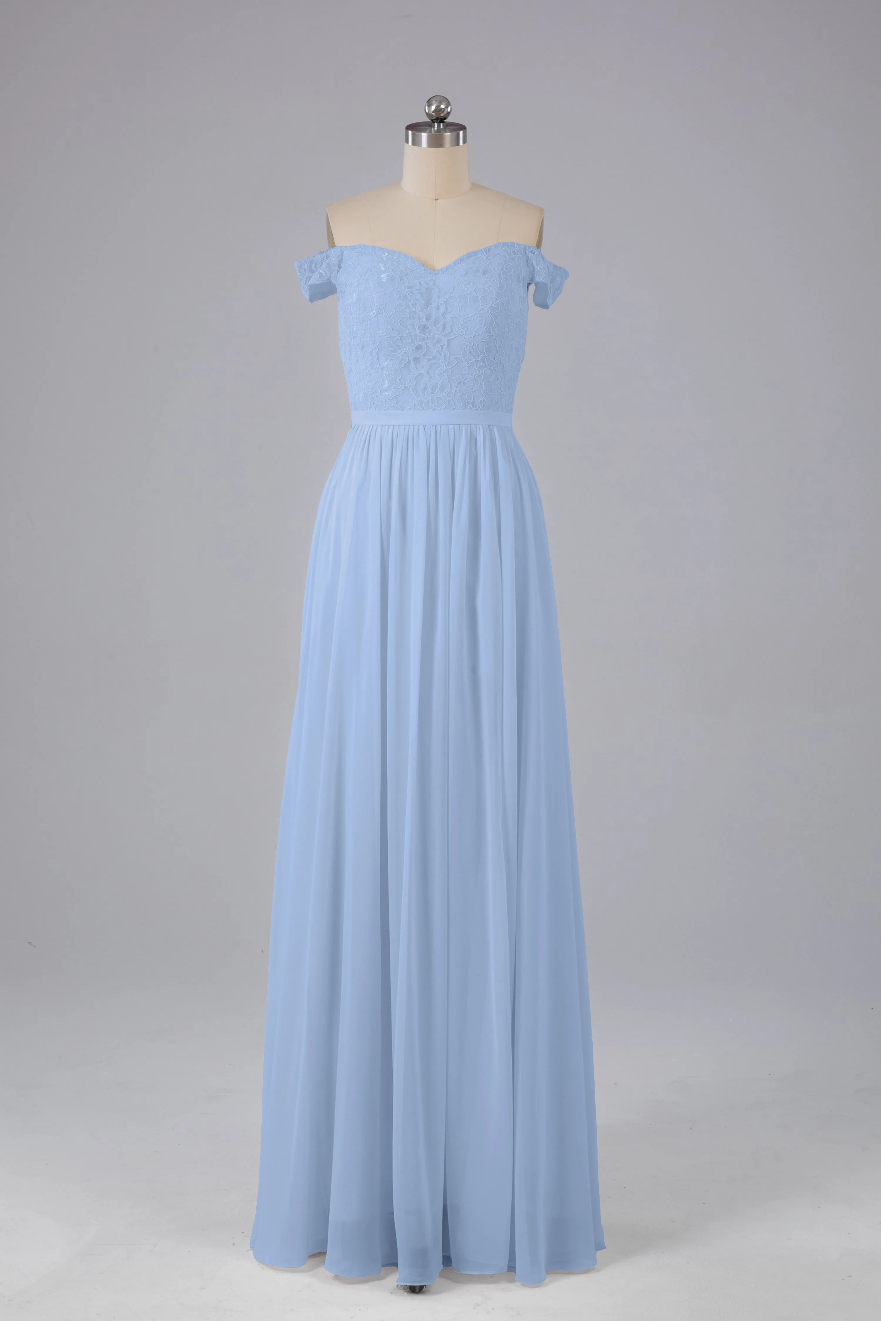 Off The Shoulder Long Bridesmaid Dresses