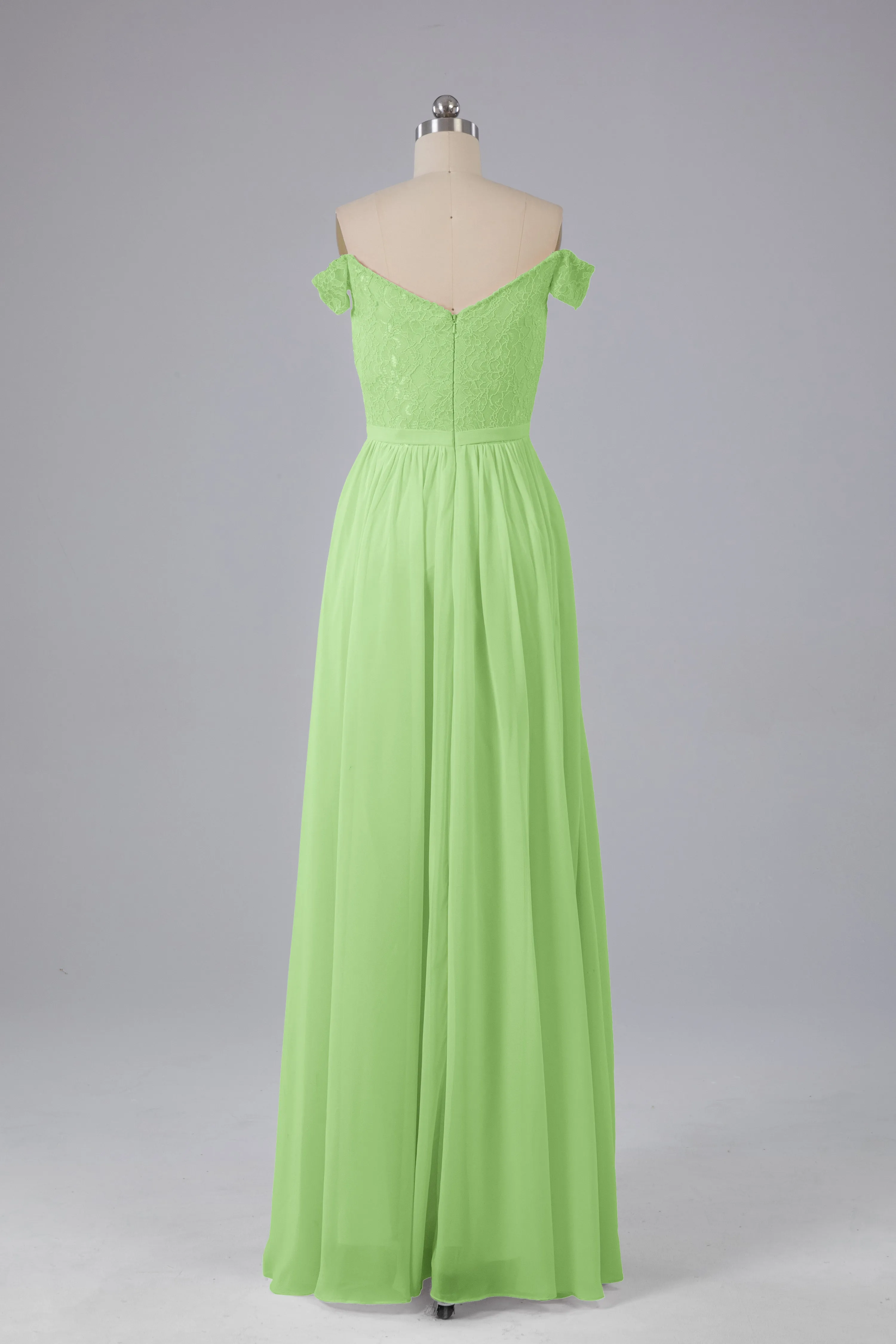 Off The Shoulder Long Bridesmaid Dresses