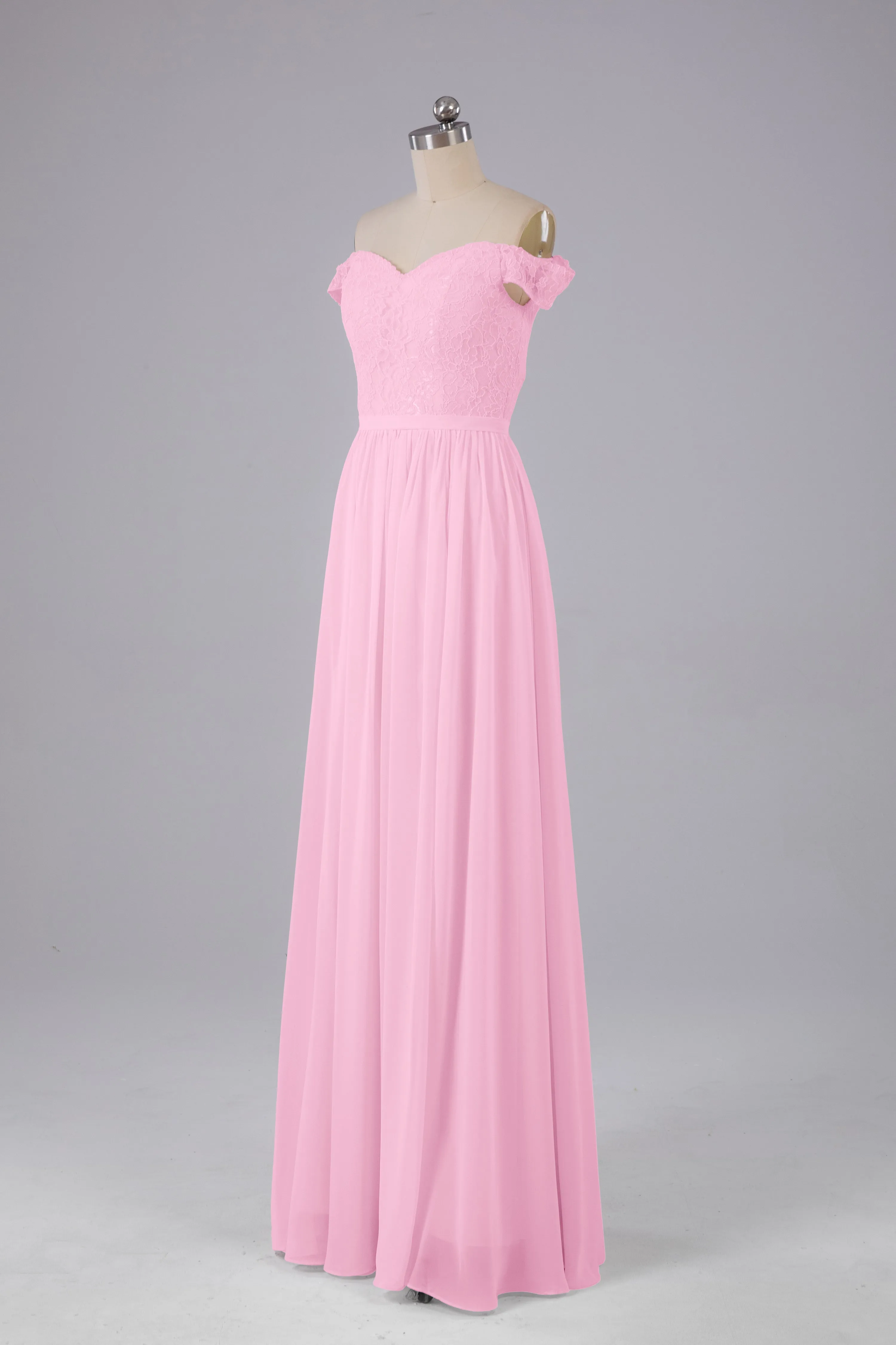 Off The Shoulder Long Bridesmaid Dresses