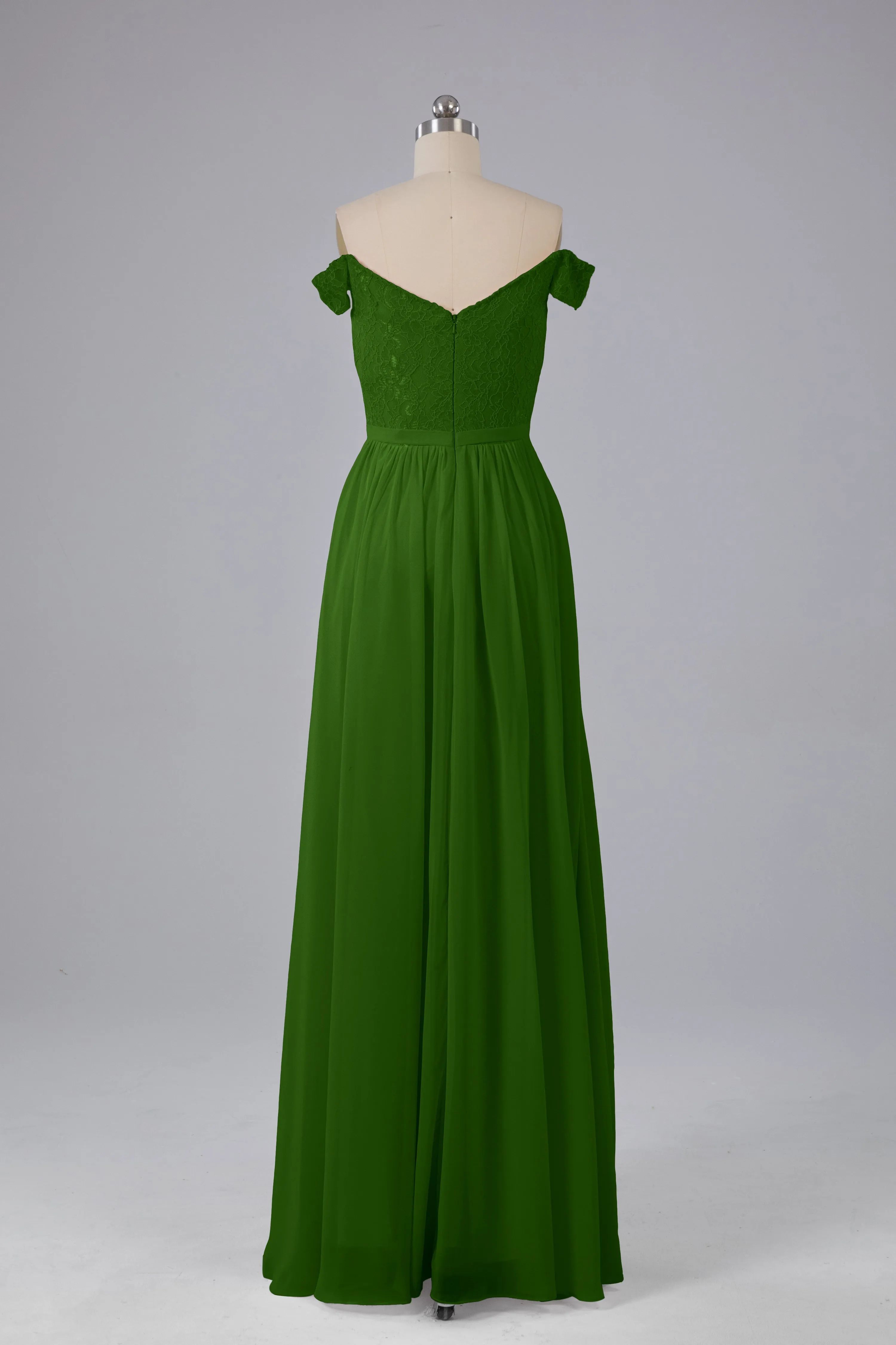 Off The Shoulder Long Bridesmaid Dresses