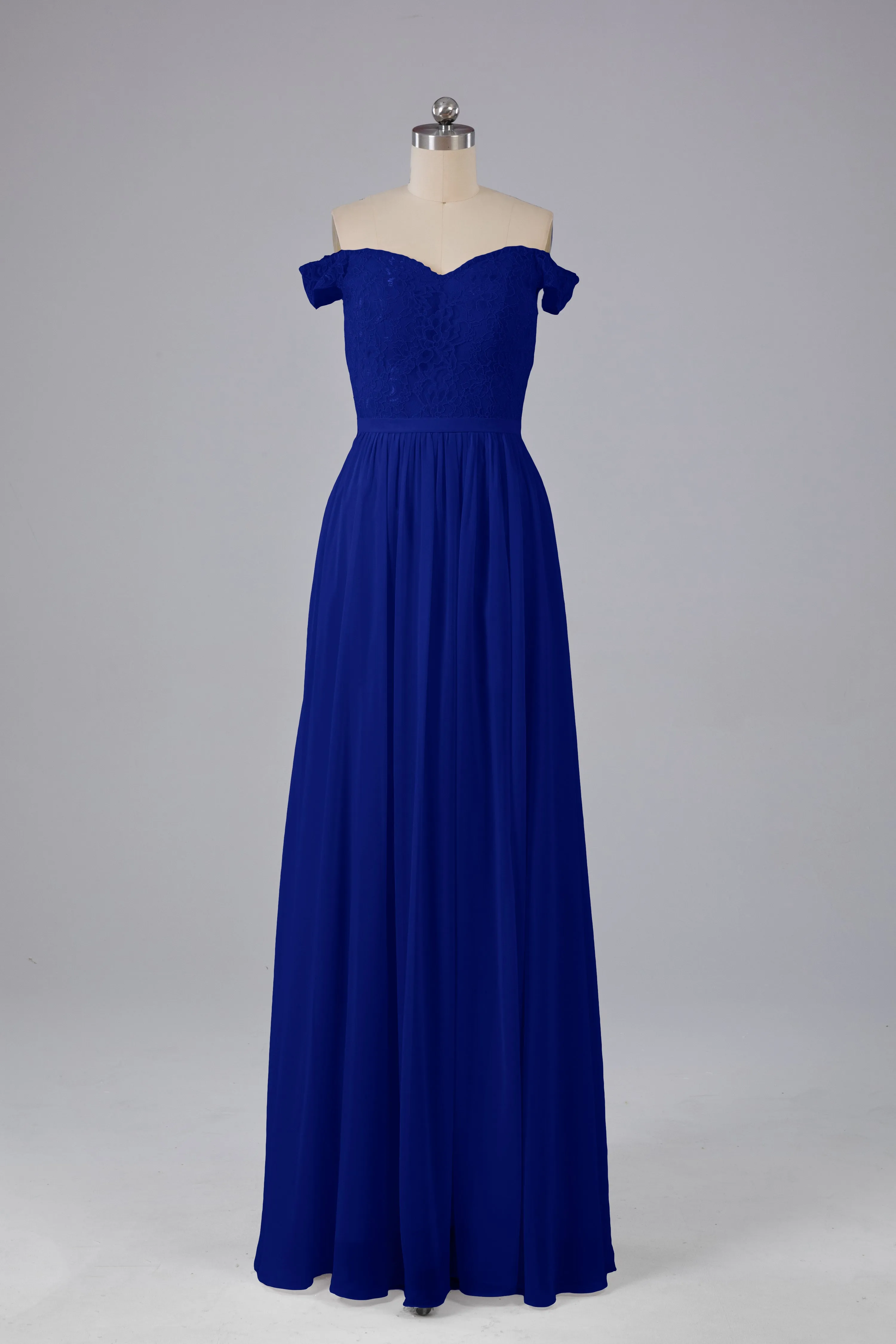 Off The Shoulder Long Bridesmaid Dresses