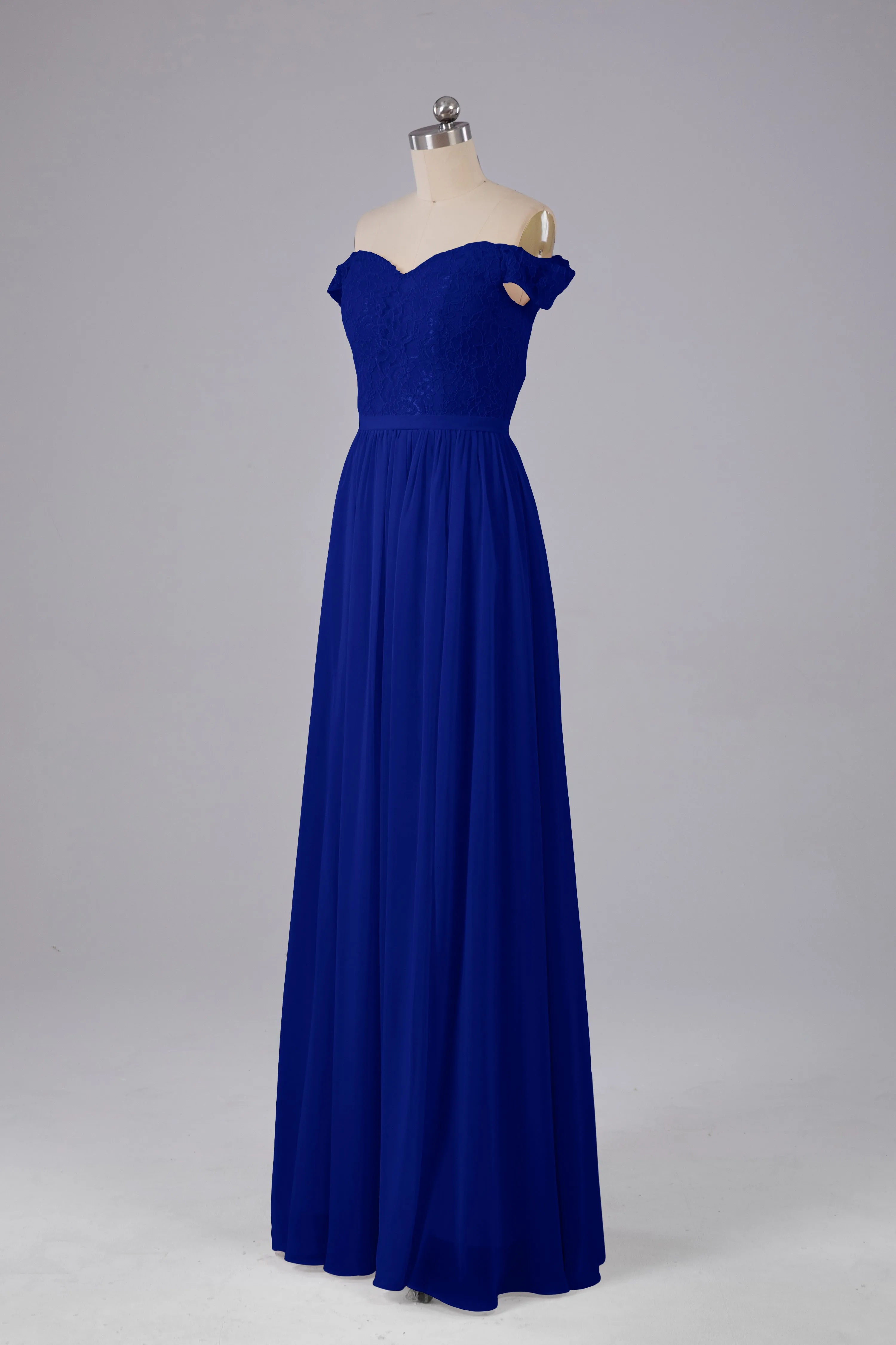 Off The Shoulder Long Bridesmaid Dresses