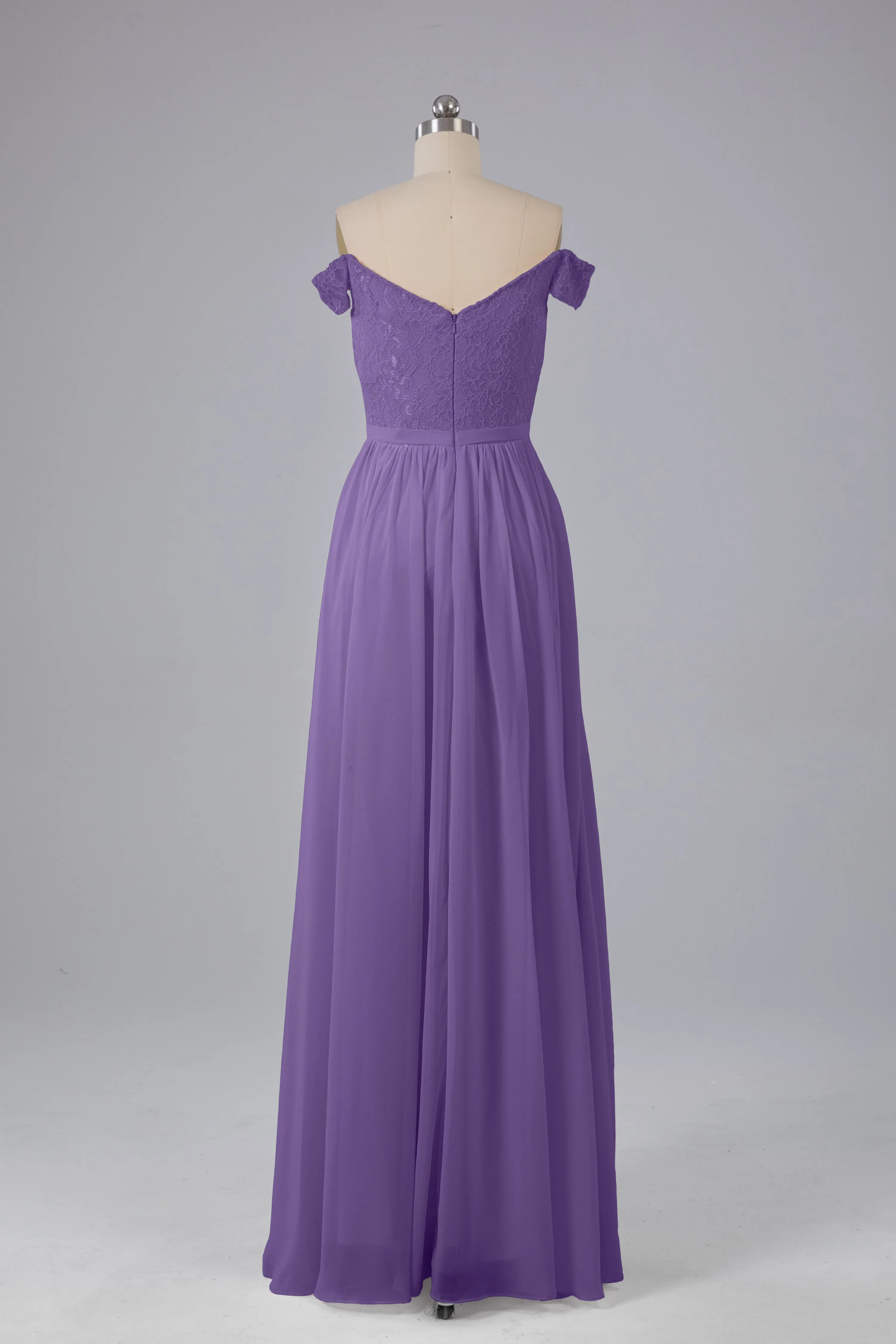Off The Shoulder Long Bridesmaid Dresses