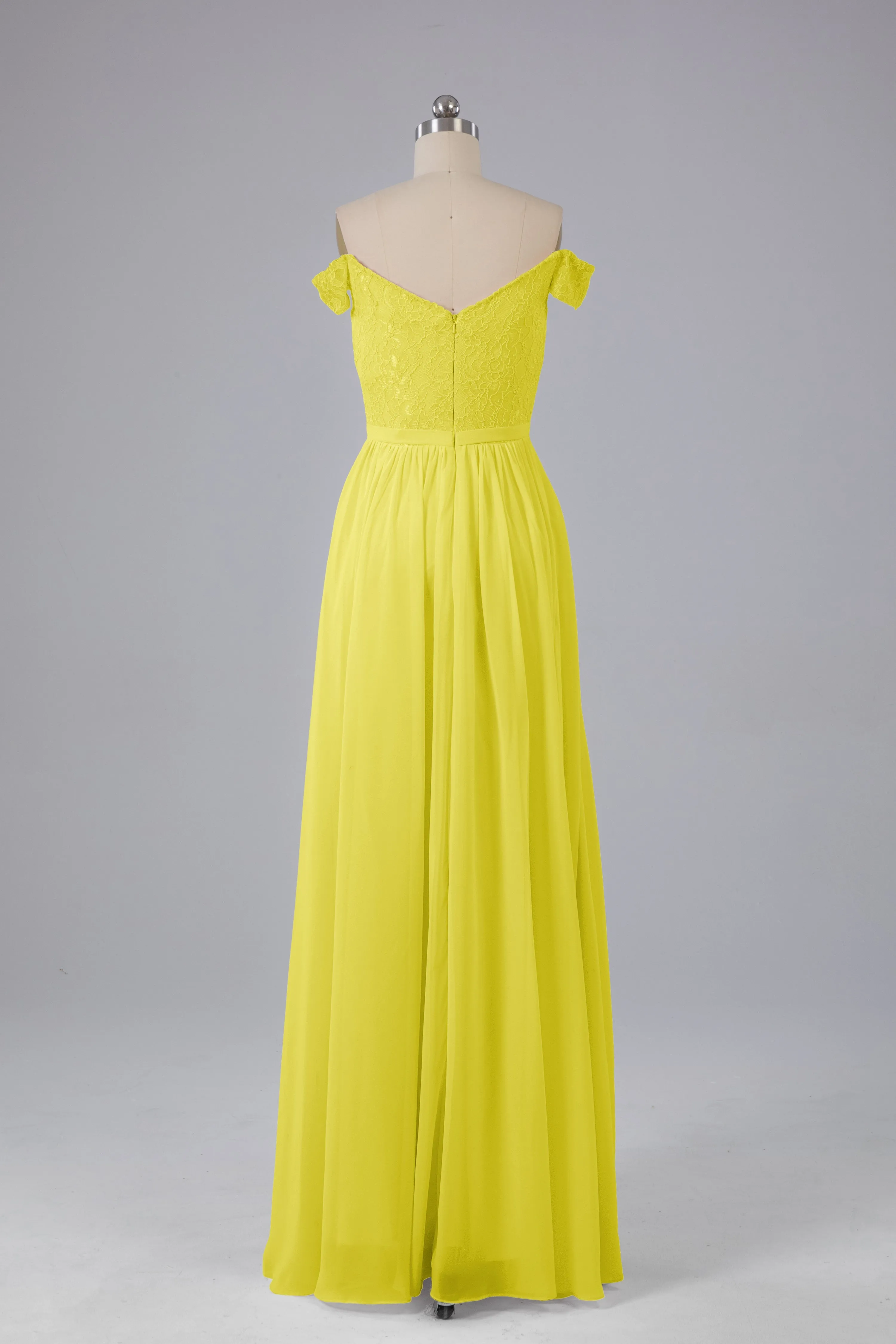 Off The Shoulder Long Bridesmaid Dresses