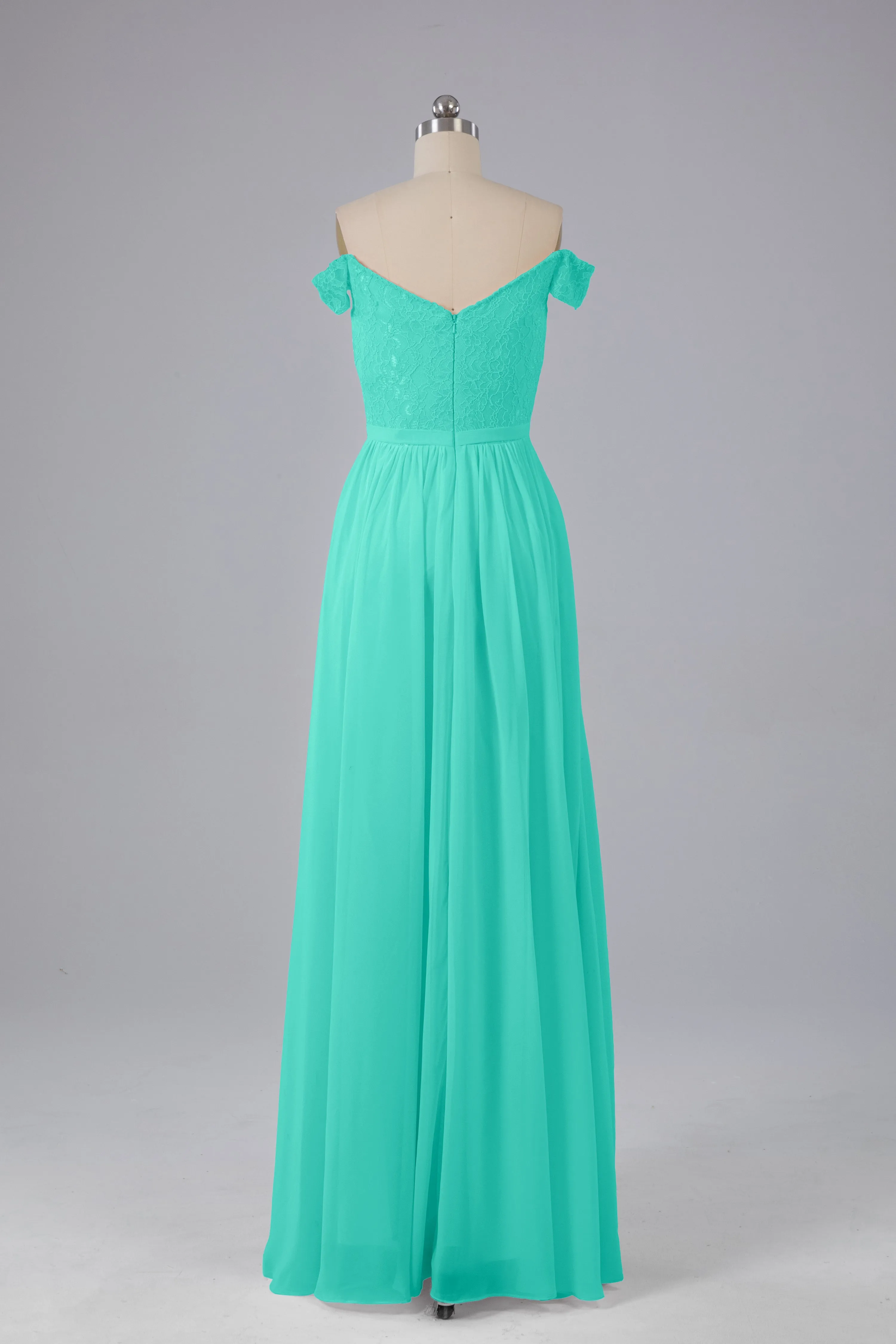 Off The Shoulder Long Bridesmaid Dresses