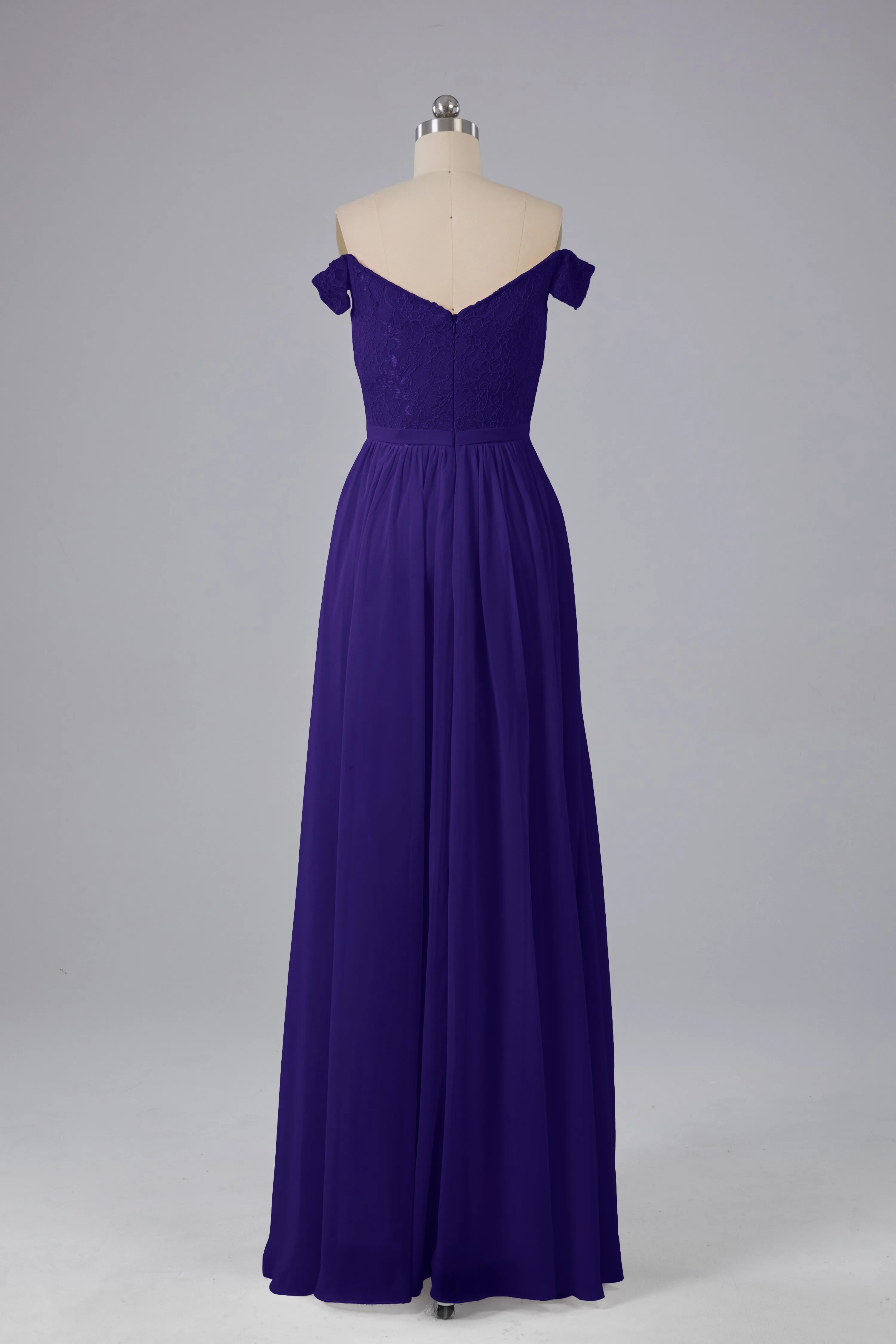 Off The Shoulder Long Bridesmaid Dresses