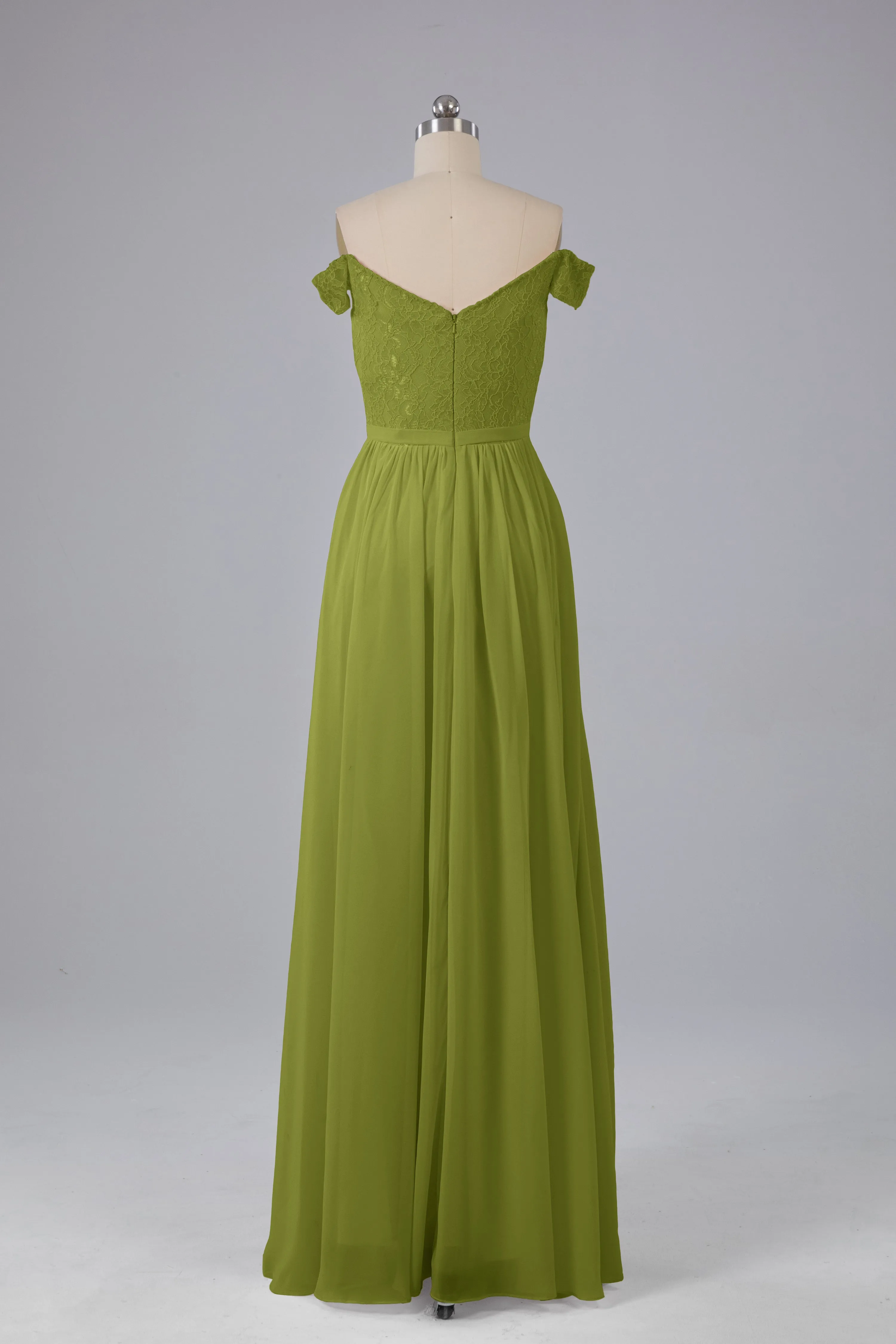 Off The Shoulder Long Bridesmaid Dresses