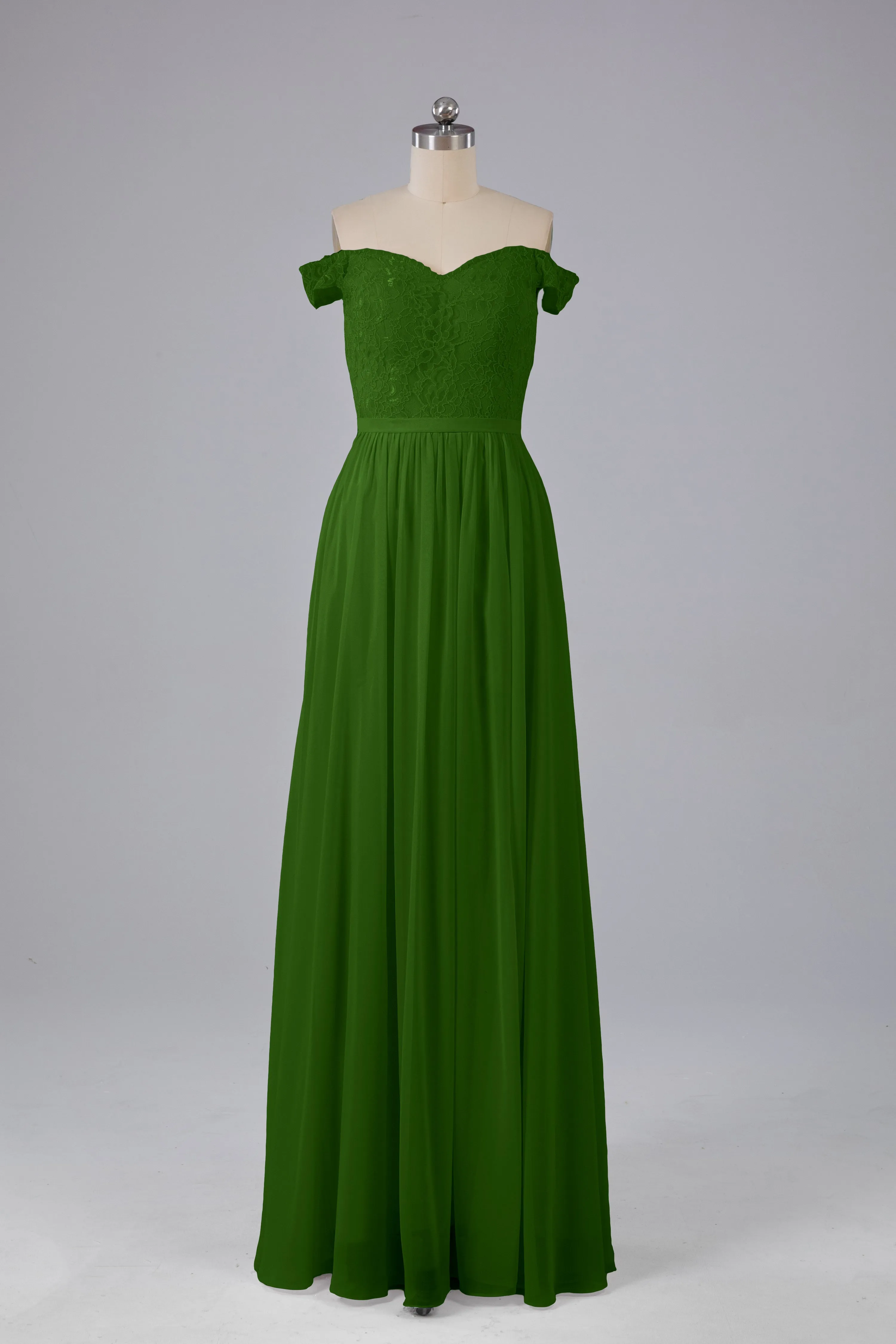 Off The Shoulder Long Bridesmaid Dresses