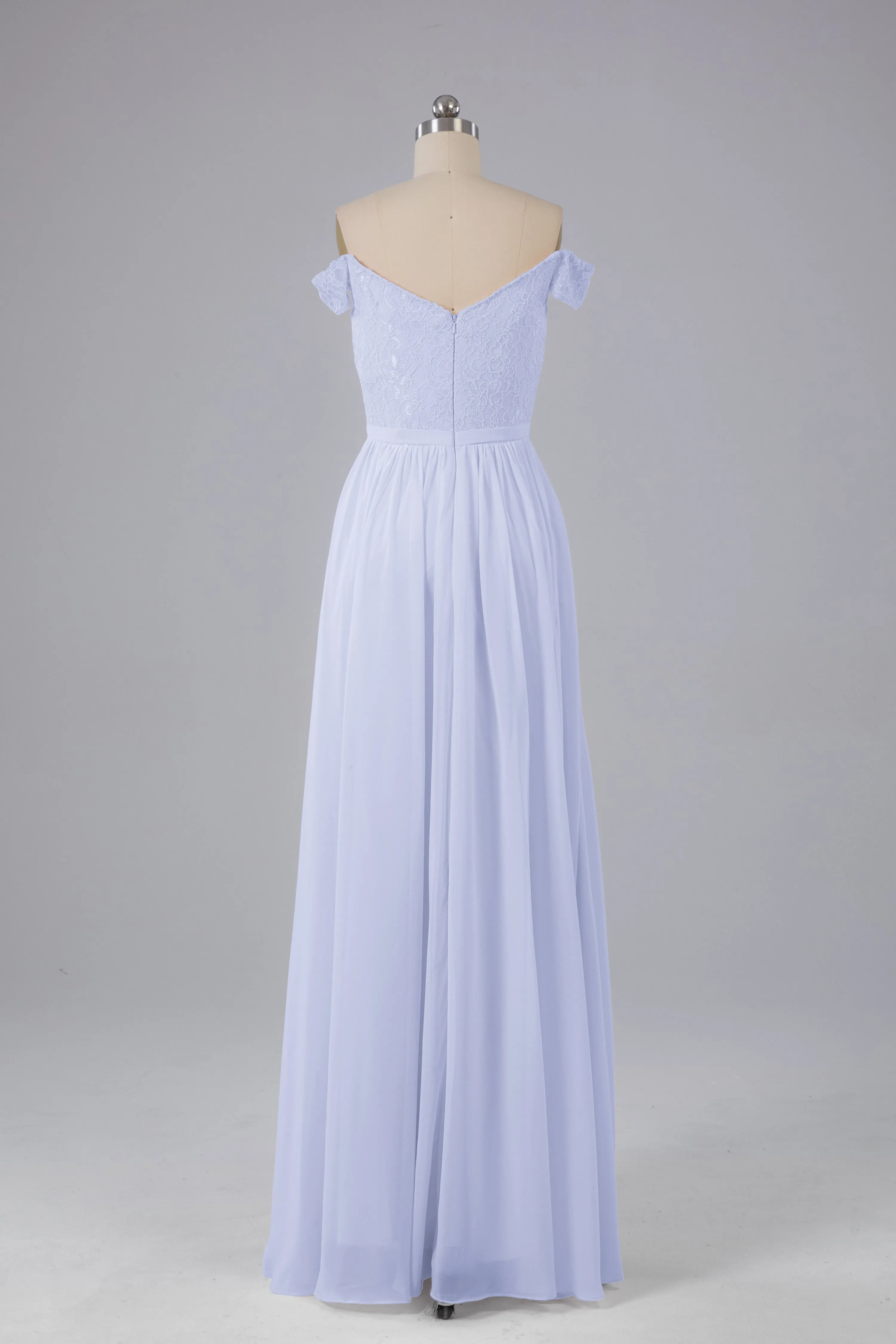 Off The Shoulder Long Bridesmaid Dresses