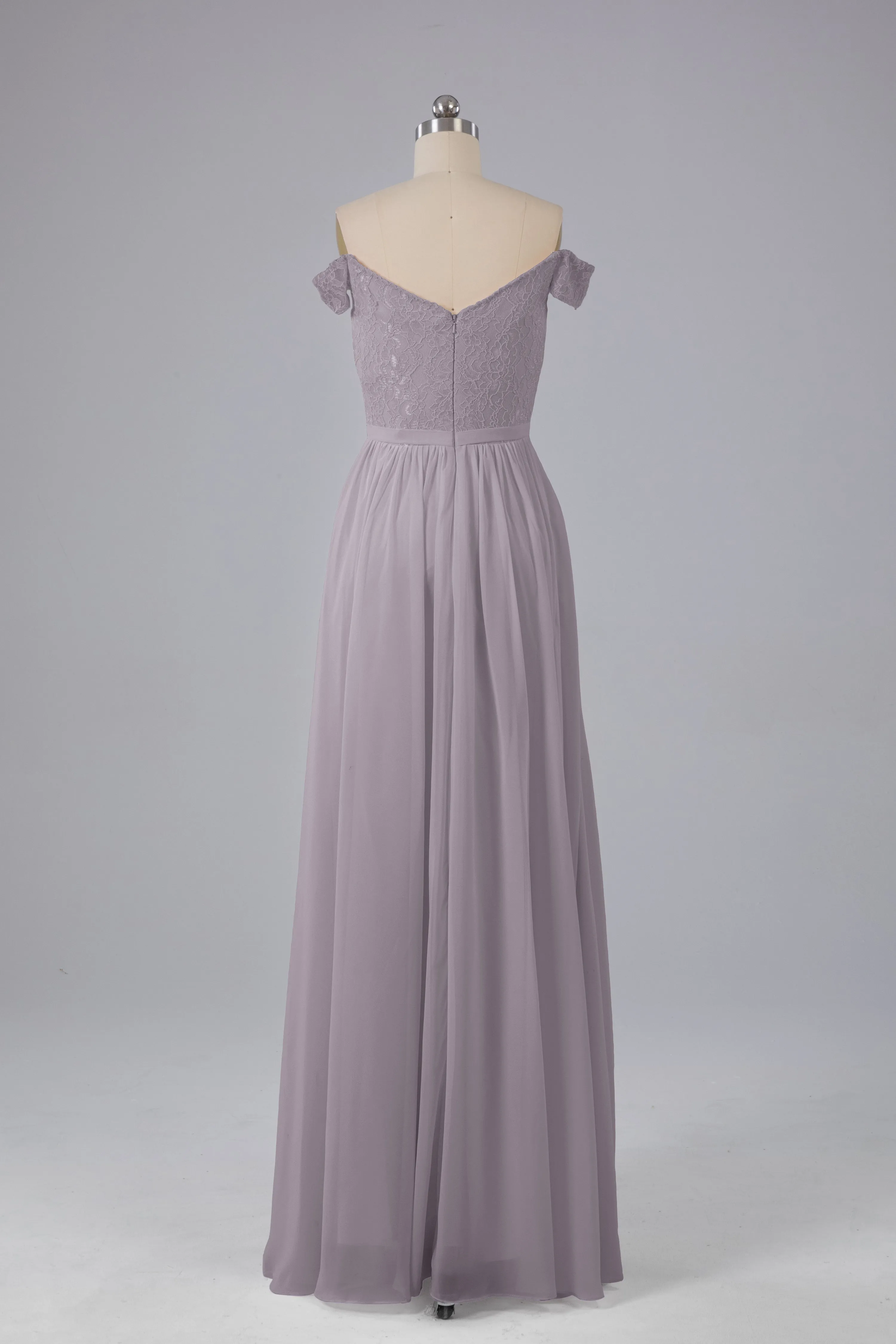 Off The Shoulder Long Bridesmaid Dresses