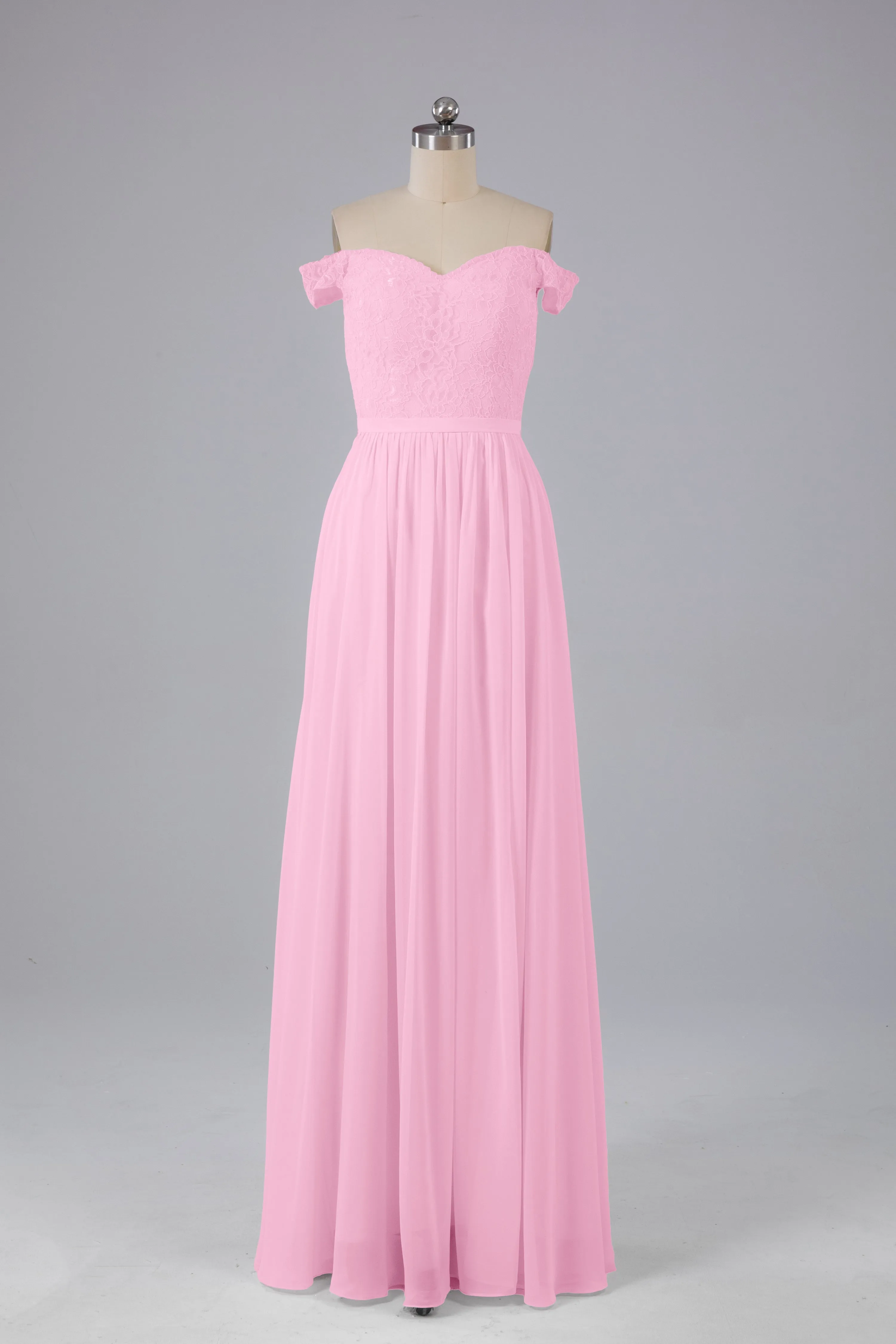 Off The Shoulder Long Bridesmaid Dresses