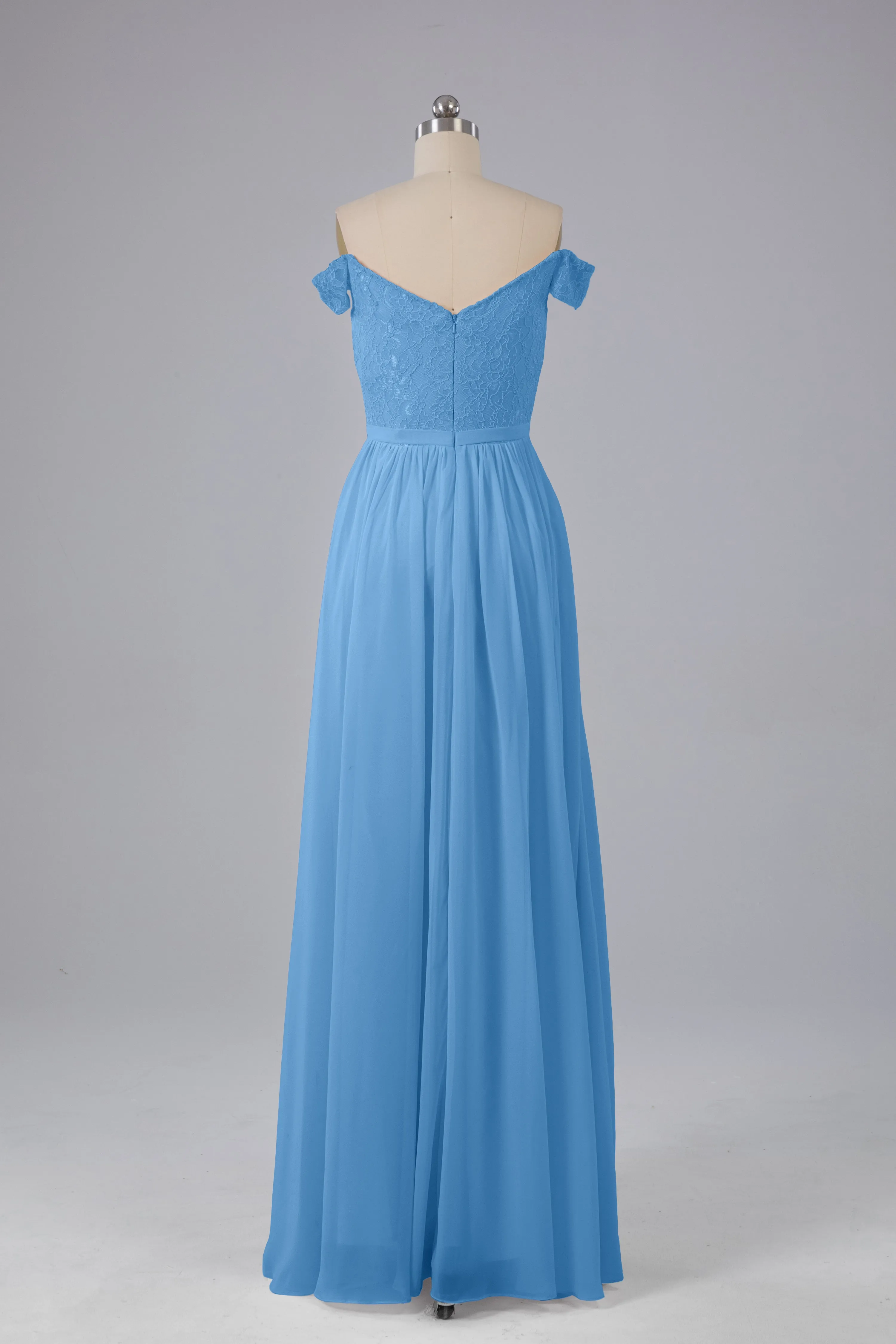 Off The Shoulder Long Bridesmaid Dresses