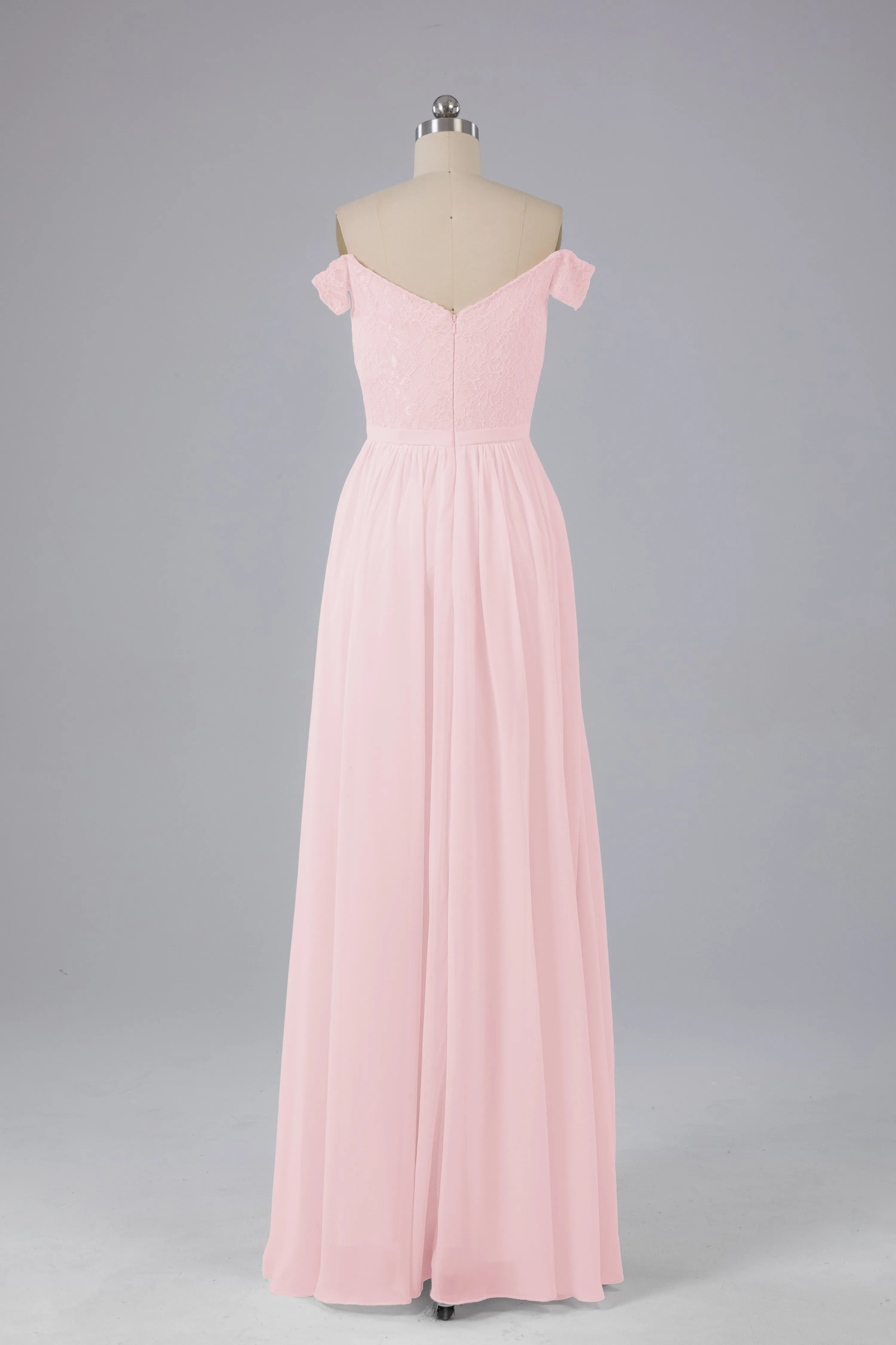 Off The Shoulder Long Bridesmaid Dresses