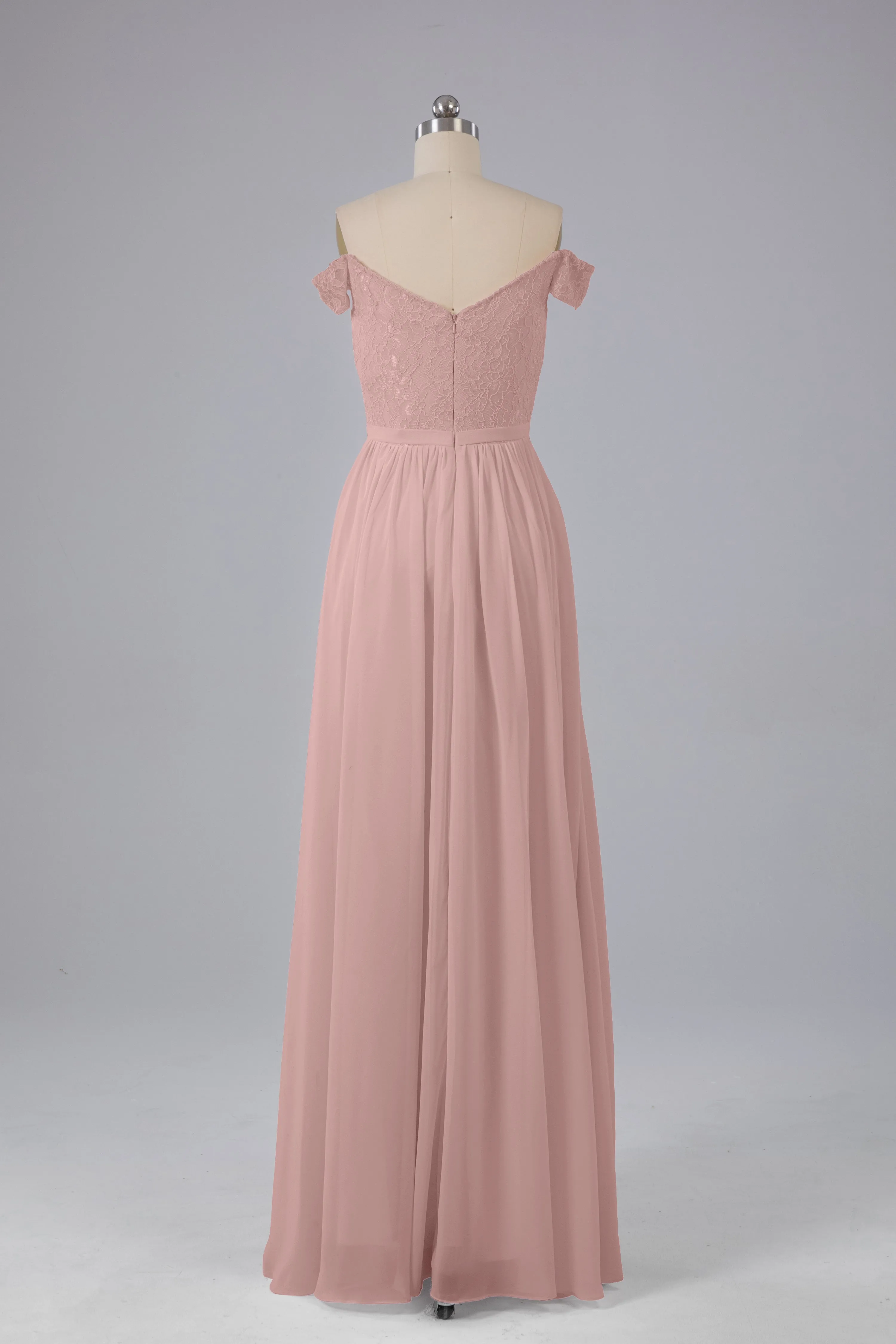 Off The Shoulder Long Bridesmaid Dresses