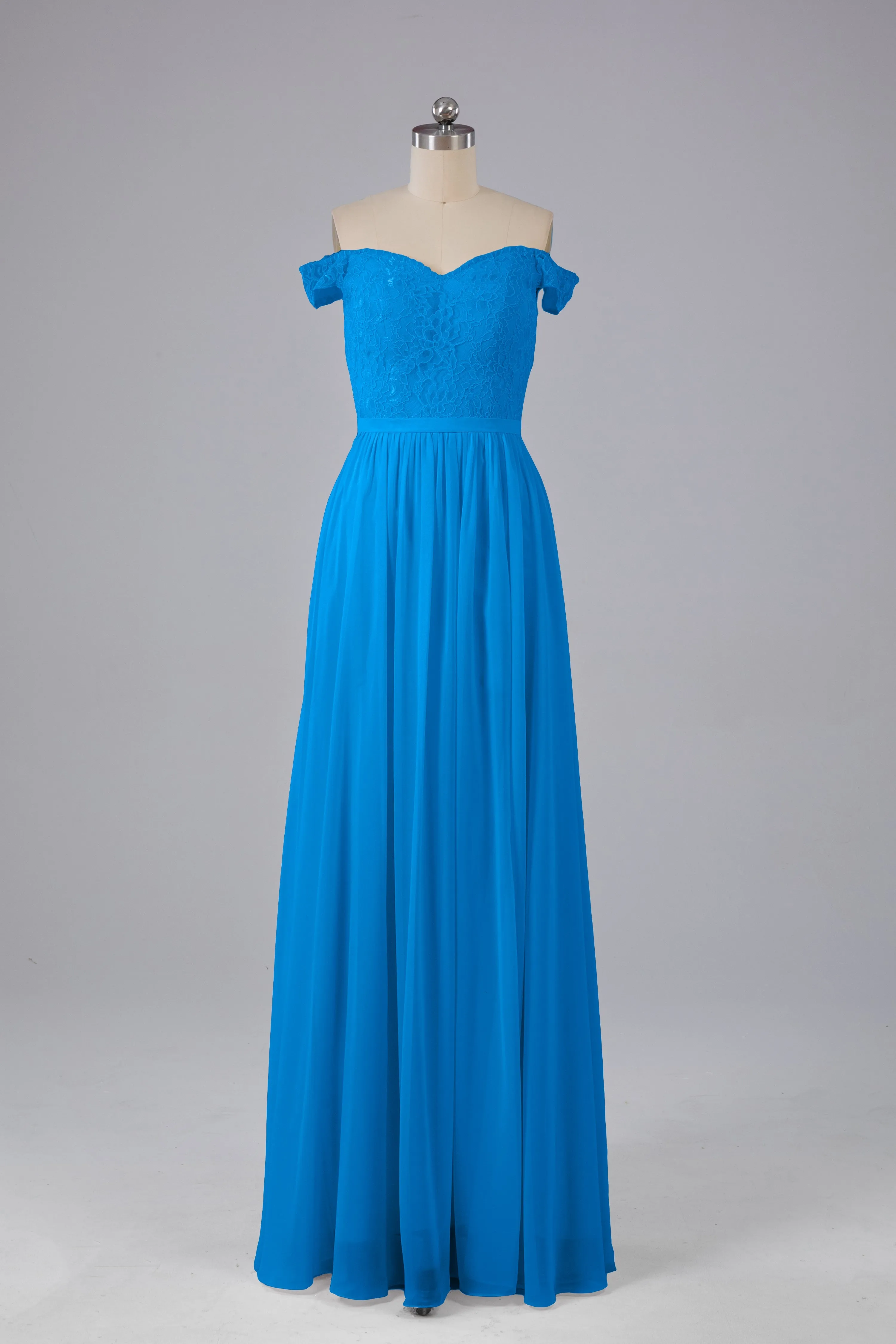Off The Shoulder Long Bridesmaid Dresses