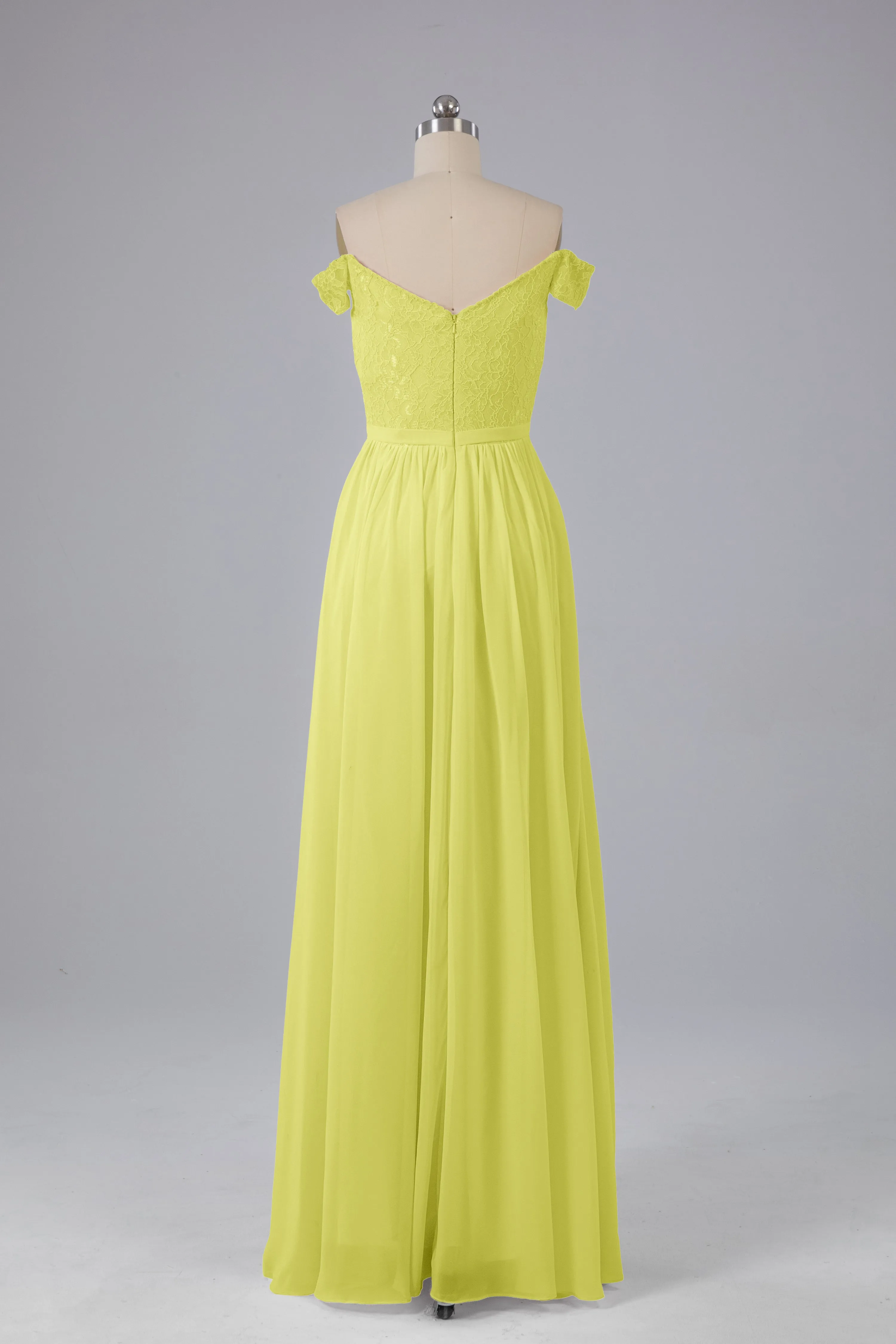 Off The Shoulder Long Bridesmaid Dresses