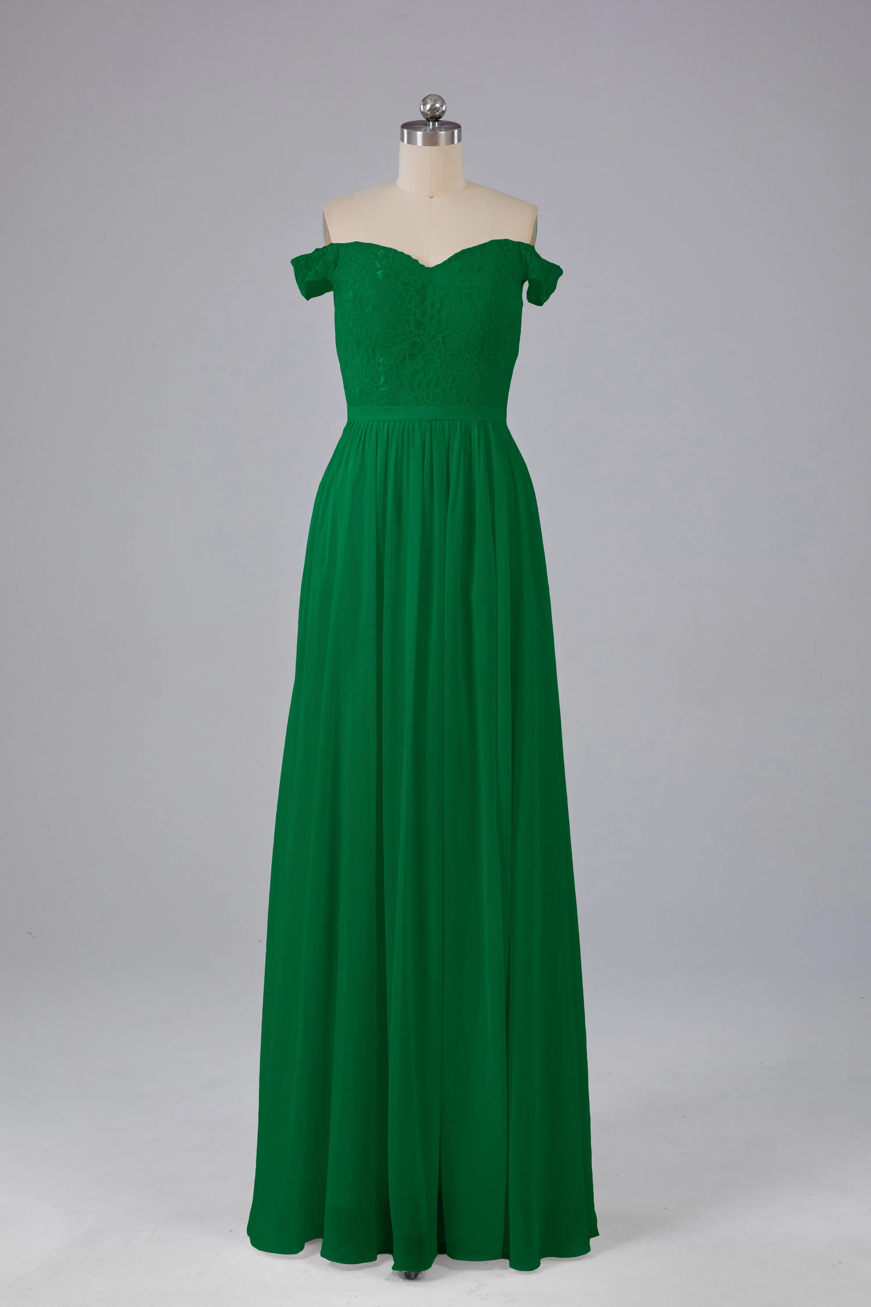 Off The Shoulder Long Bridesmaid Dresses