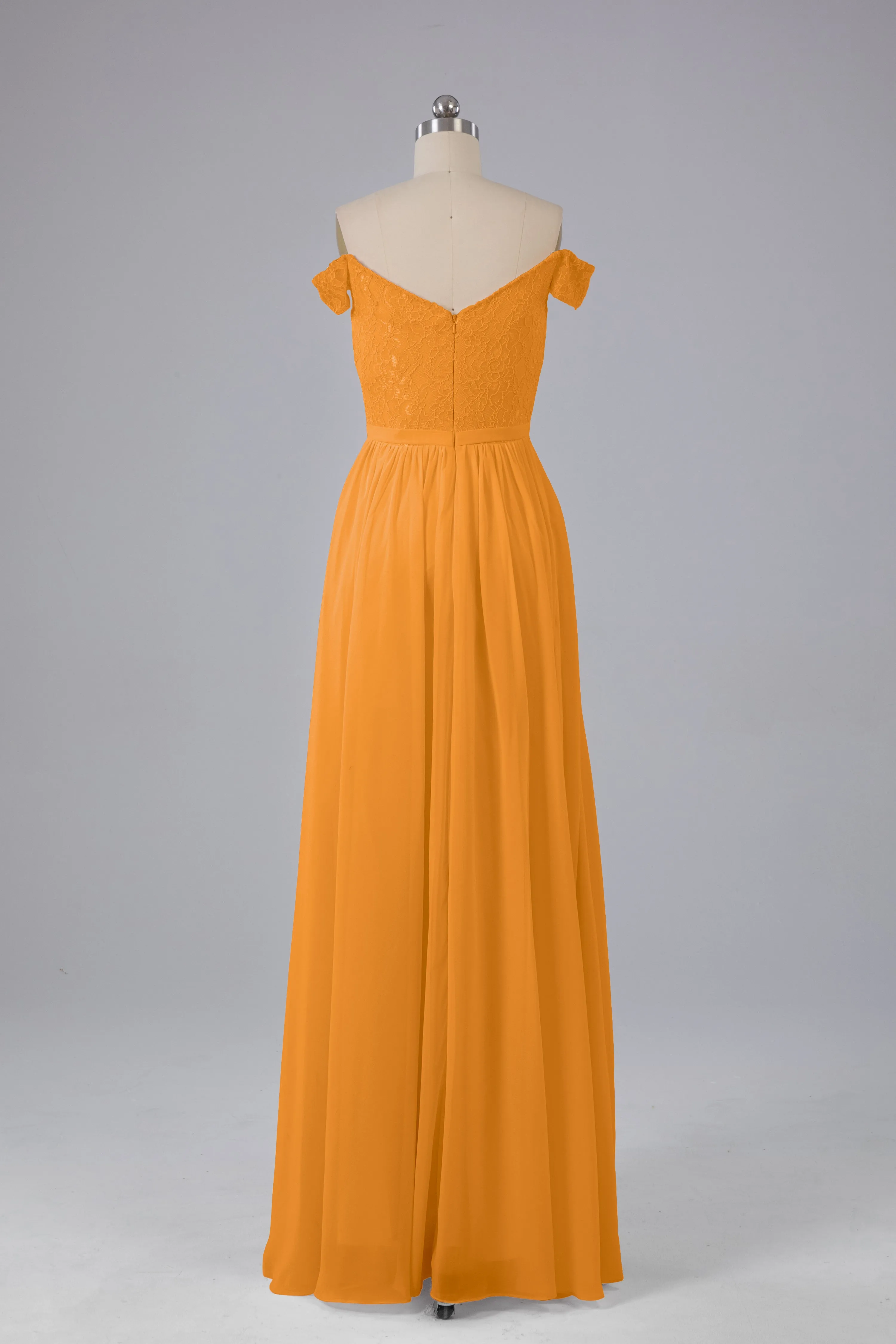 Off The Shoulder Long Bridesmaid Dresses