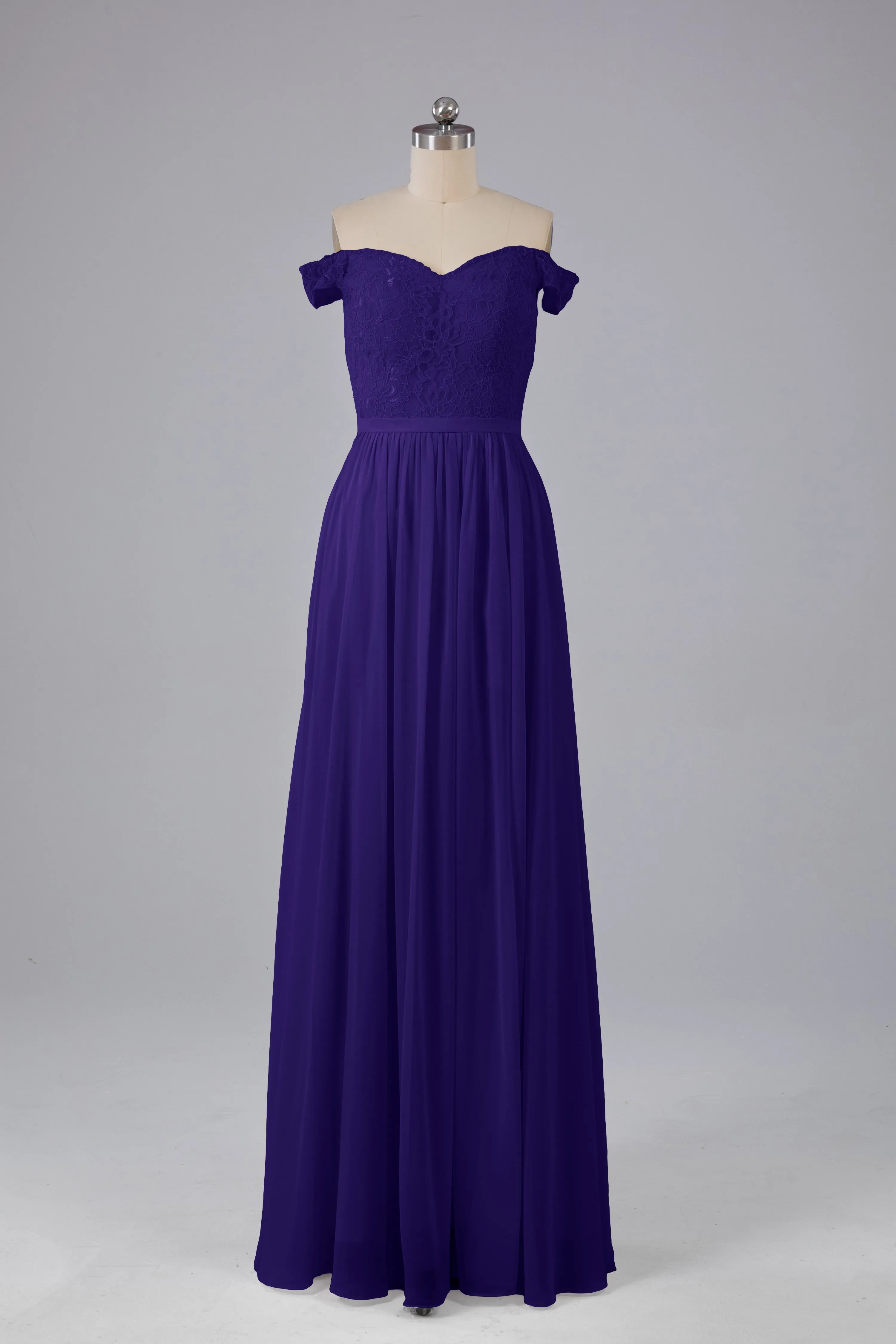 Off The Shoulder Long Bridesmaid Dresses