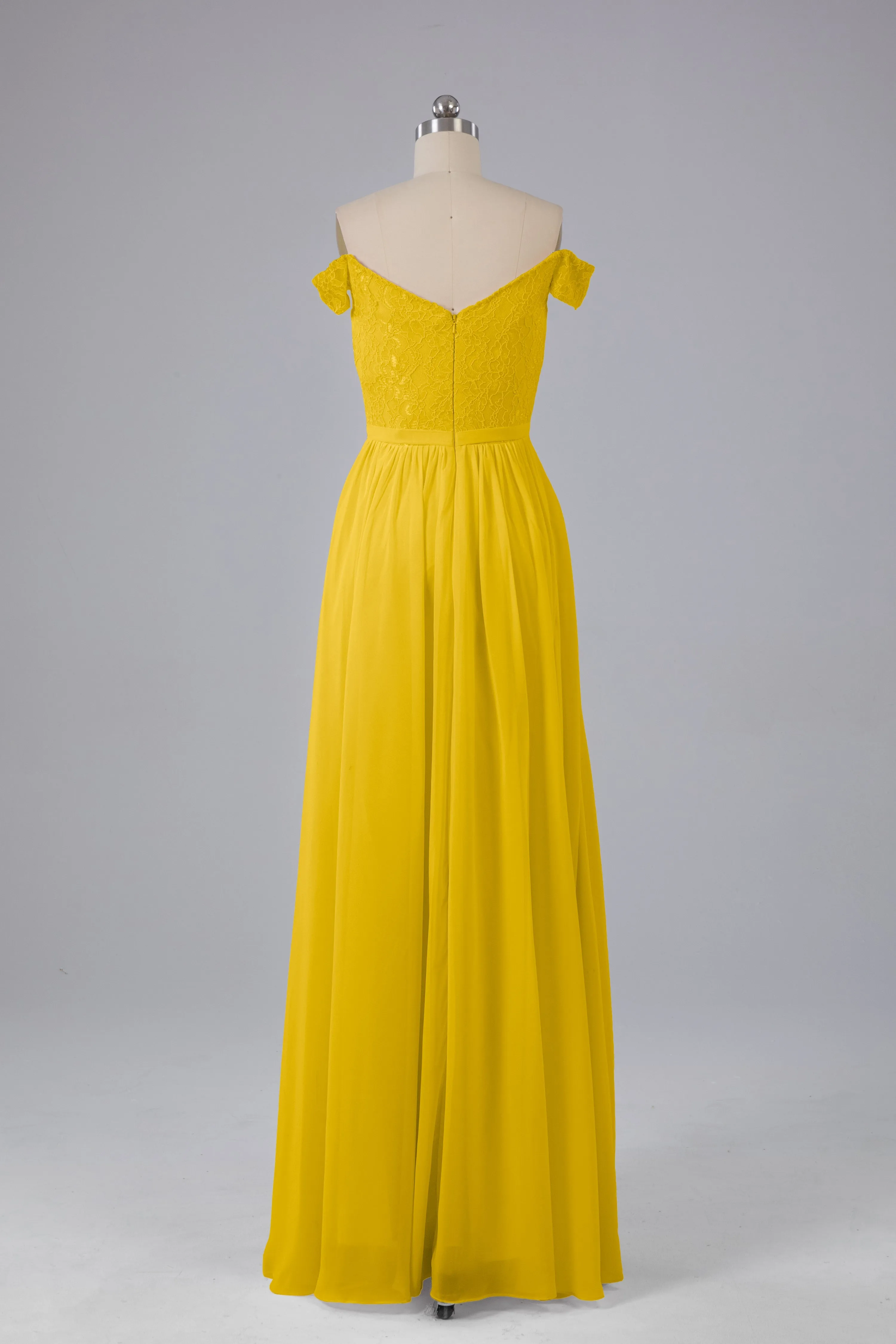 Off The Shoulder Long Bridesmaid Dresses