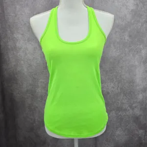 OMT Active Green Racerback Cutout Performance Sports Activewear Tank Top Small