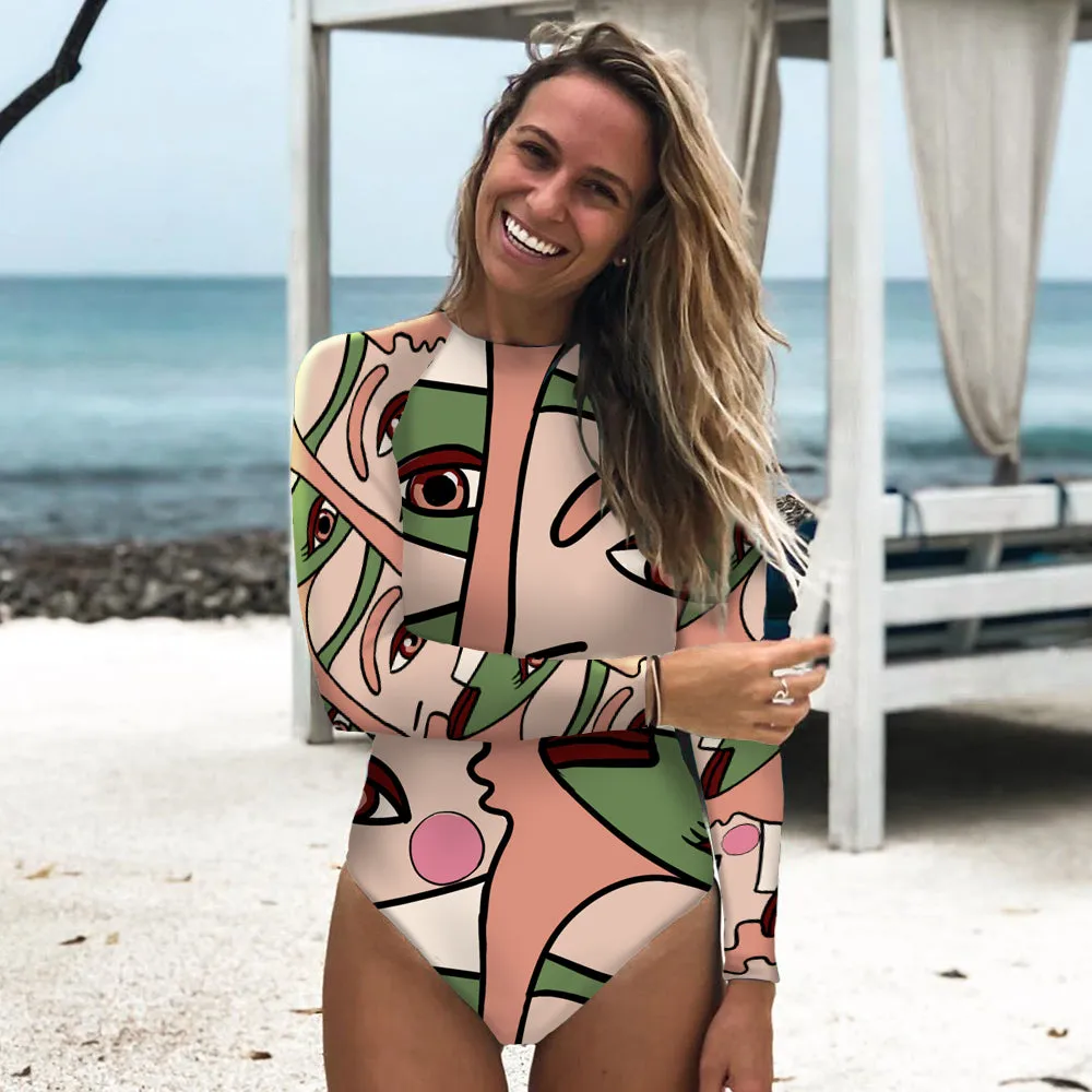 One Piece Swimsuit Push Up
