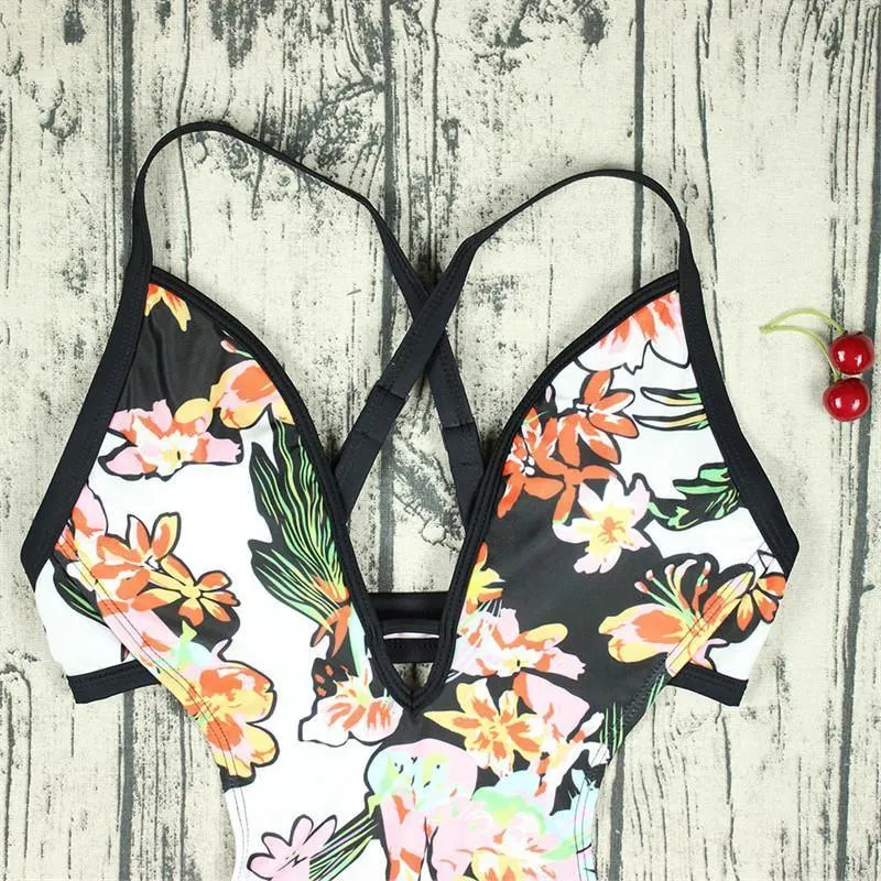One-piece Swimsuit Summer Bikinis Bathing Swimming Suit SwimWear B002