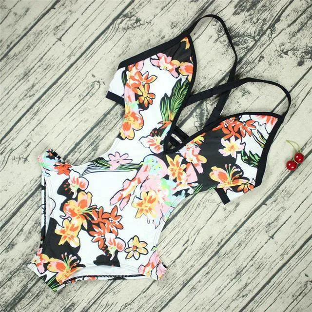 One-piece Swimsuit Summer Bikinis Bathing Swimming Suit SwimWear B002