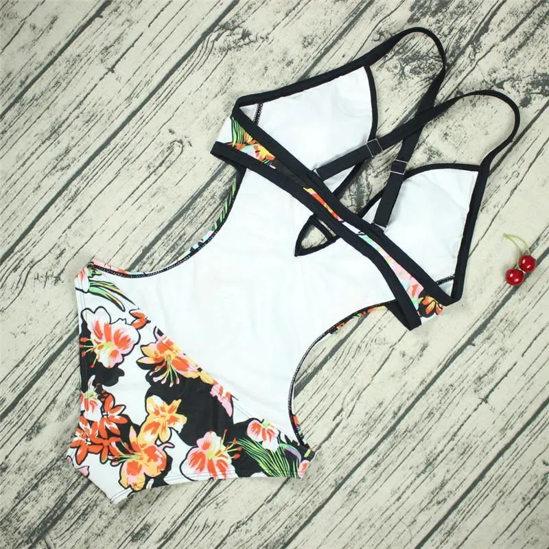 One-piece Swimsuit Summer Bikinis Bathing Swimming Suit SwimWear B002