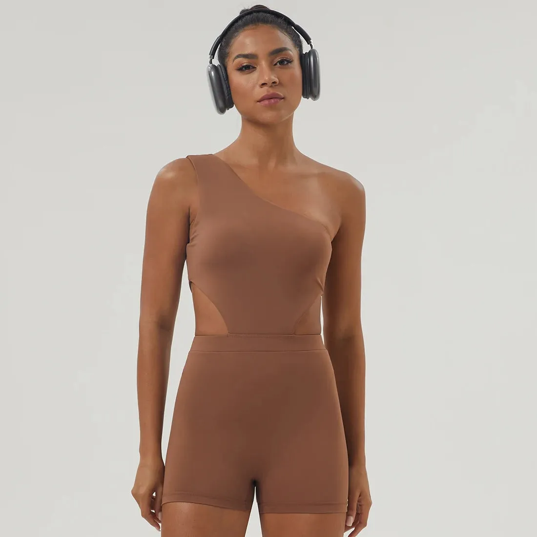 One-Shoulder Sport Bodysuit