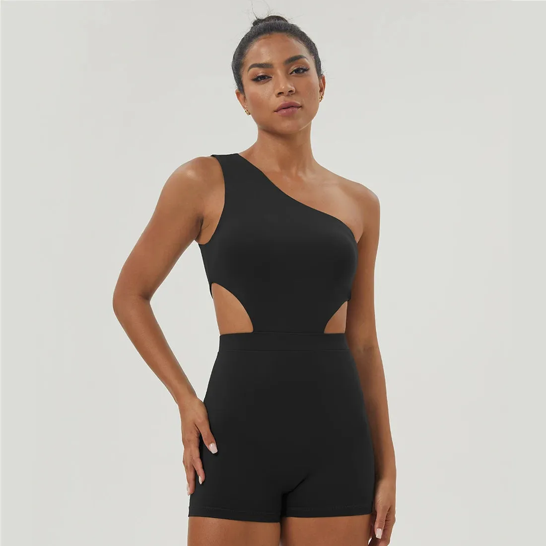 One-Shoulder Sport Bodysuit