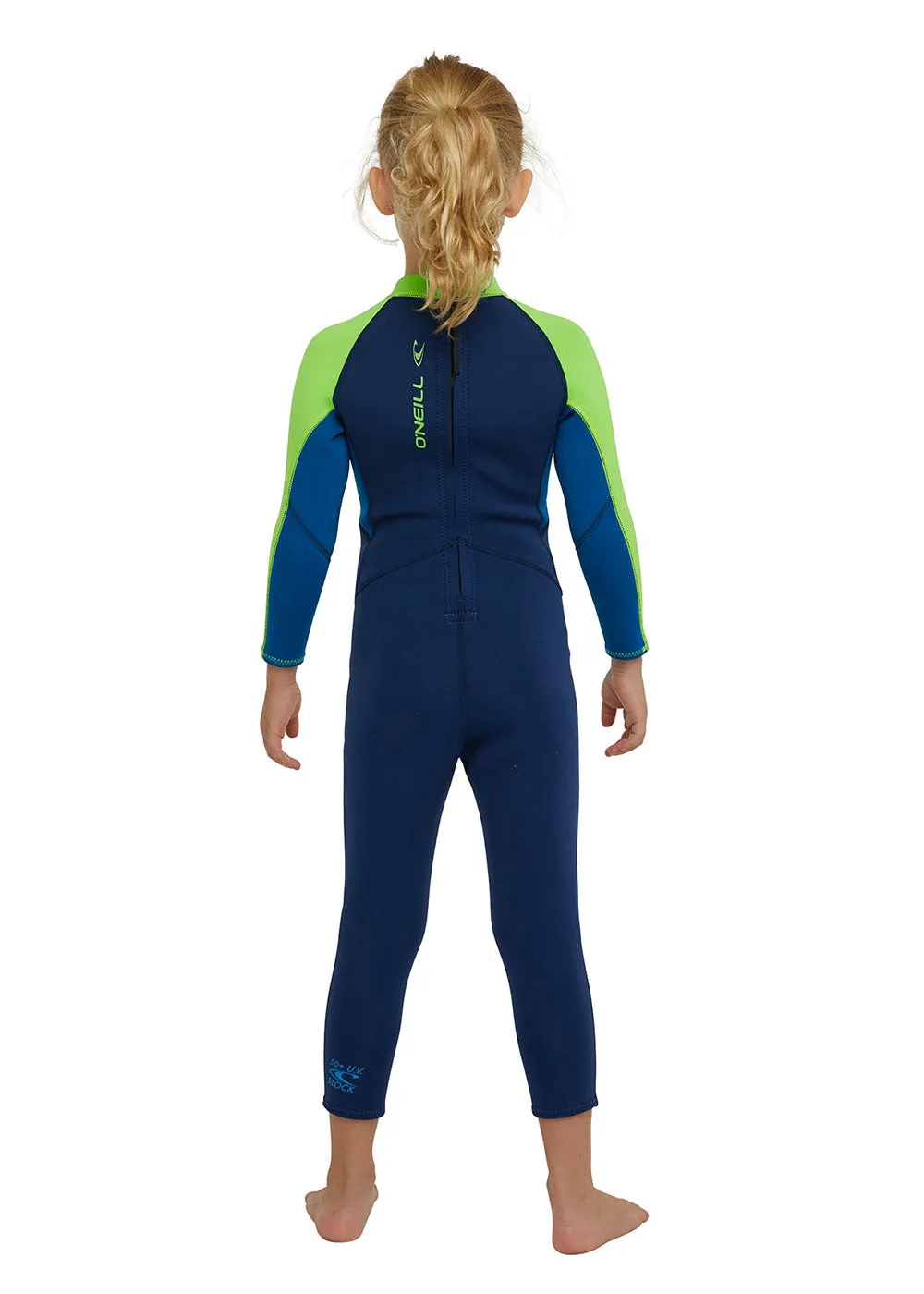ONeill Boys Toddler Reactor 2mm Back Zip Steamer Wetsuit
