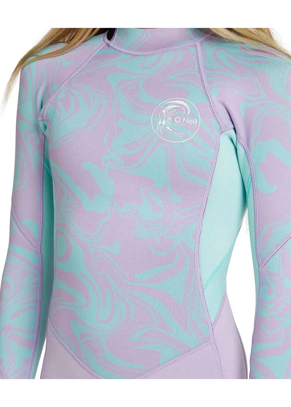 ONeill Girls Bahia 2mm Back Zip Long Sleeve Mid Spring Suit Wetsuit