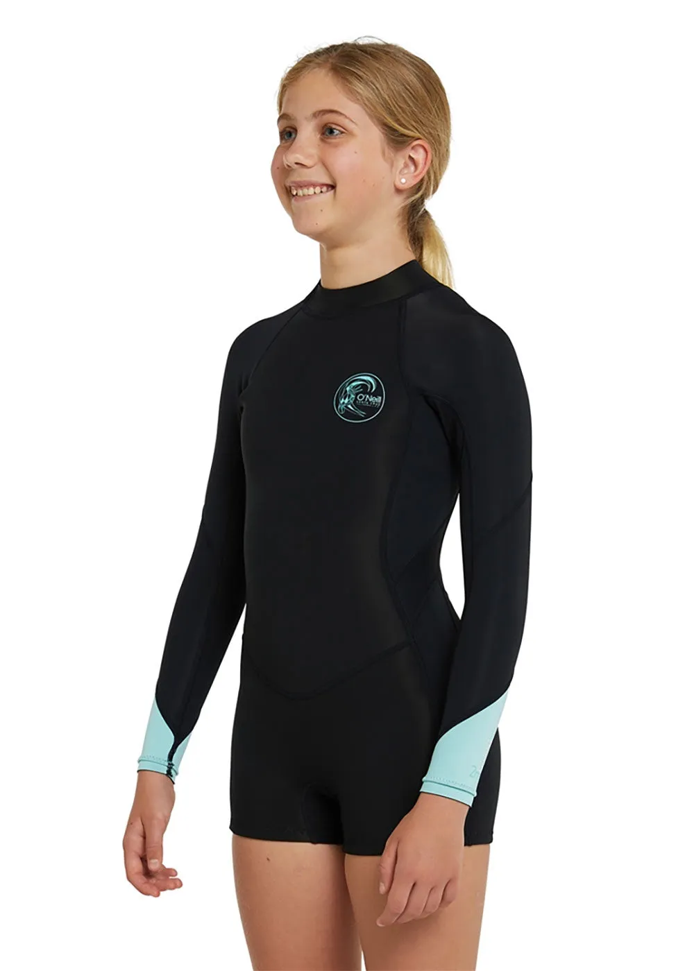 ONeill Girls Bahia 2mm Back Zip Long Sleeve Spring Suit