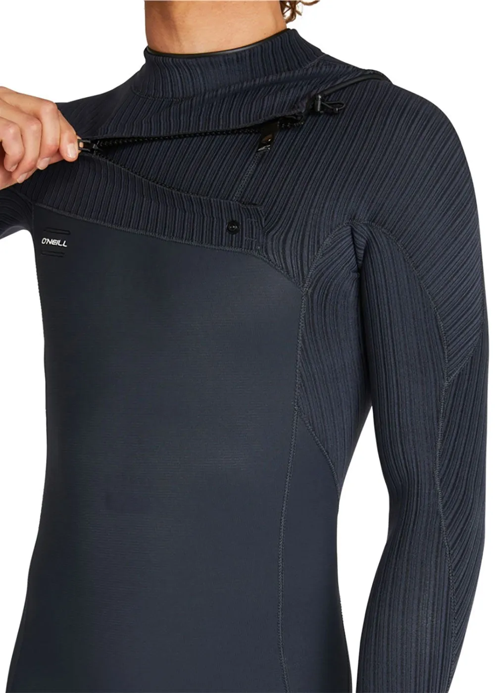 ONeill Mens Hyperfreak 2mm Chest Zip Long Sleeve Spring Suit