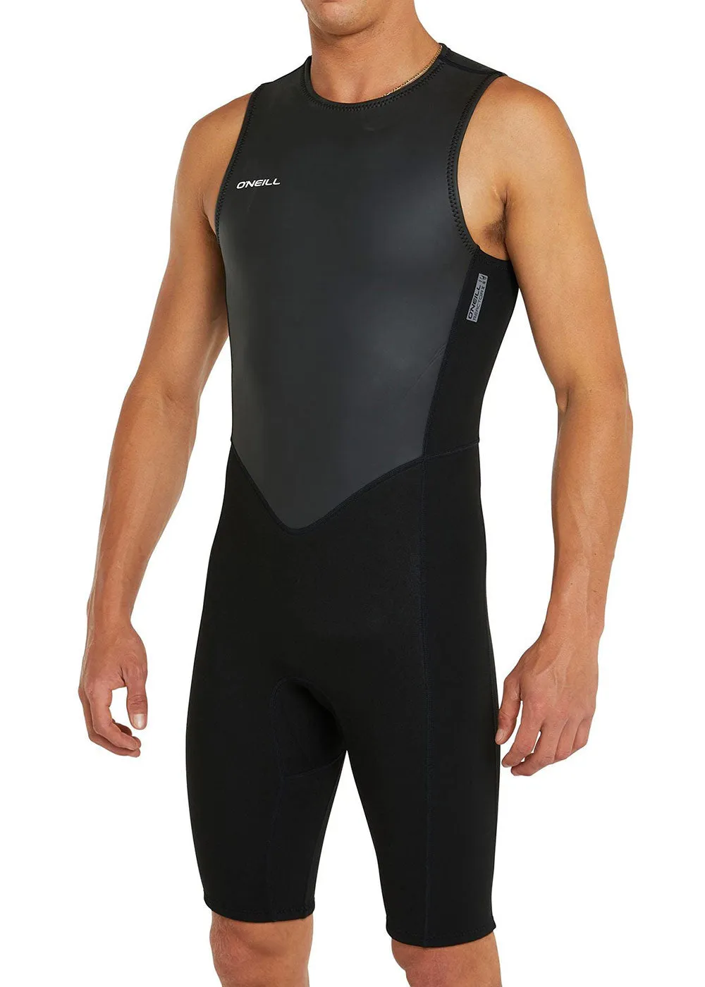 ONeill Mens Reactor II 2mm Back Zip Short John Wetsuit