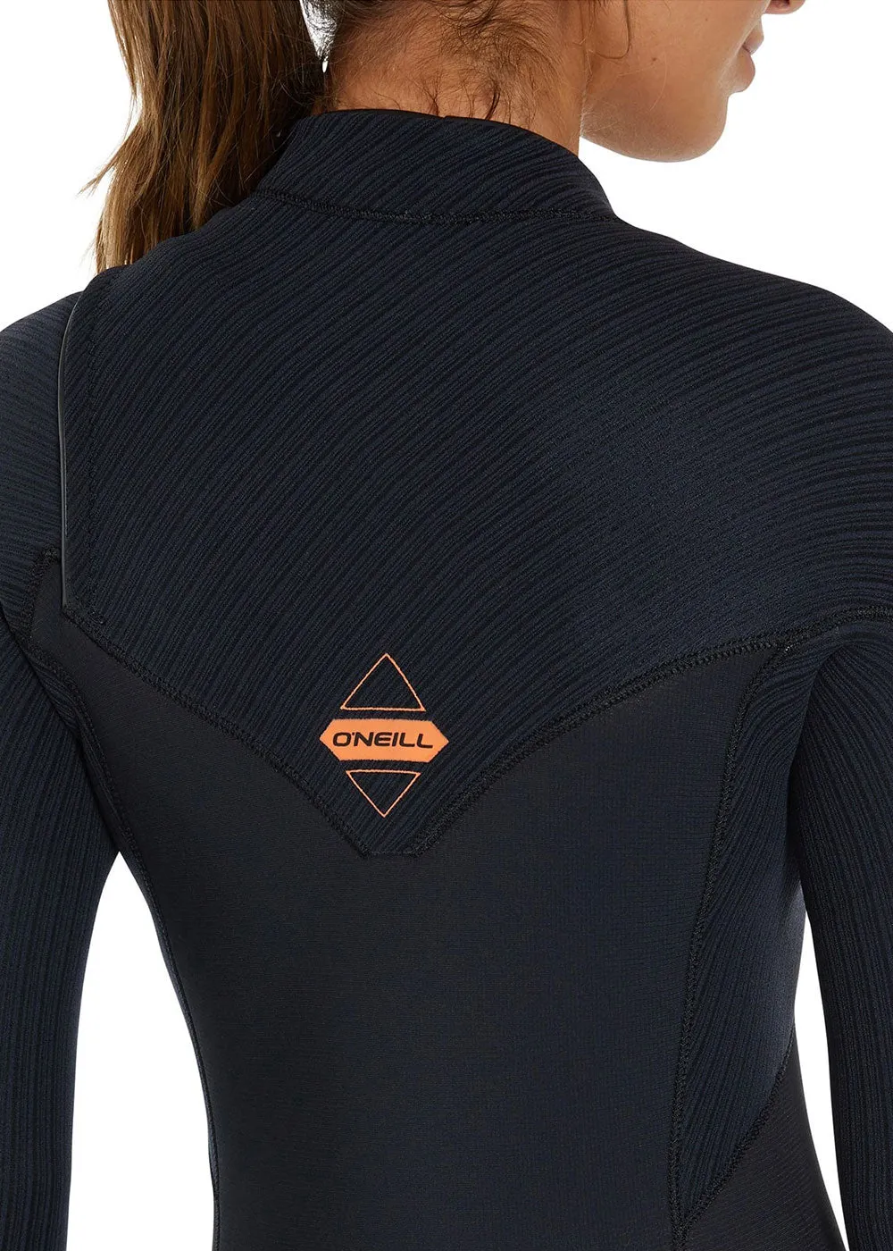 ONeill Womens Hyperfreak 4/3 mm Chest Zip Steamer Wetsuit