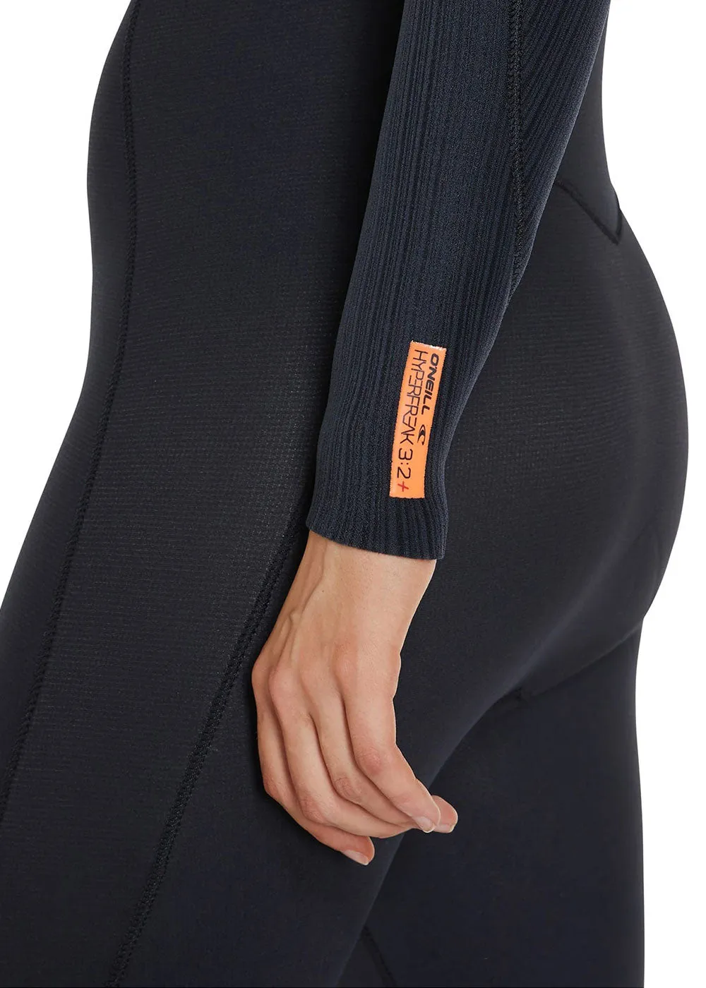 ONeill Womens Hyperfreak 4/3 mm Chest Zip Steamer Wetsuit