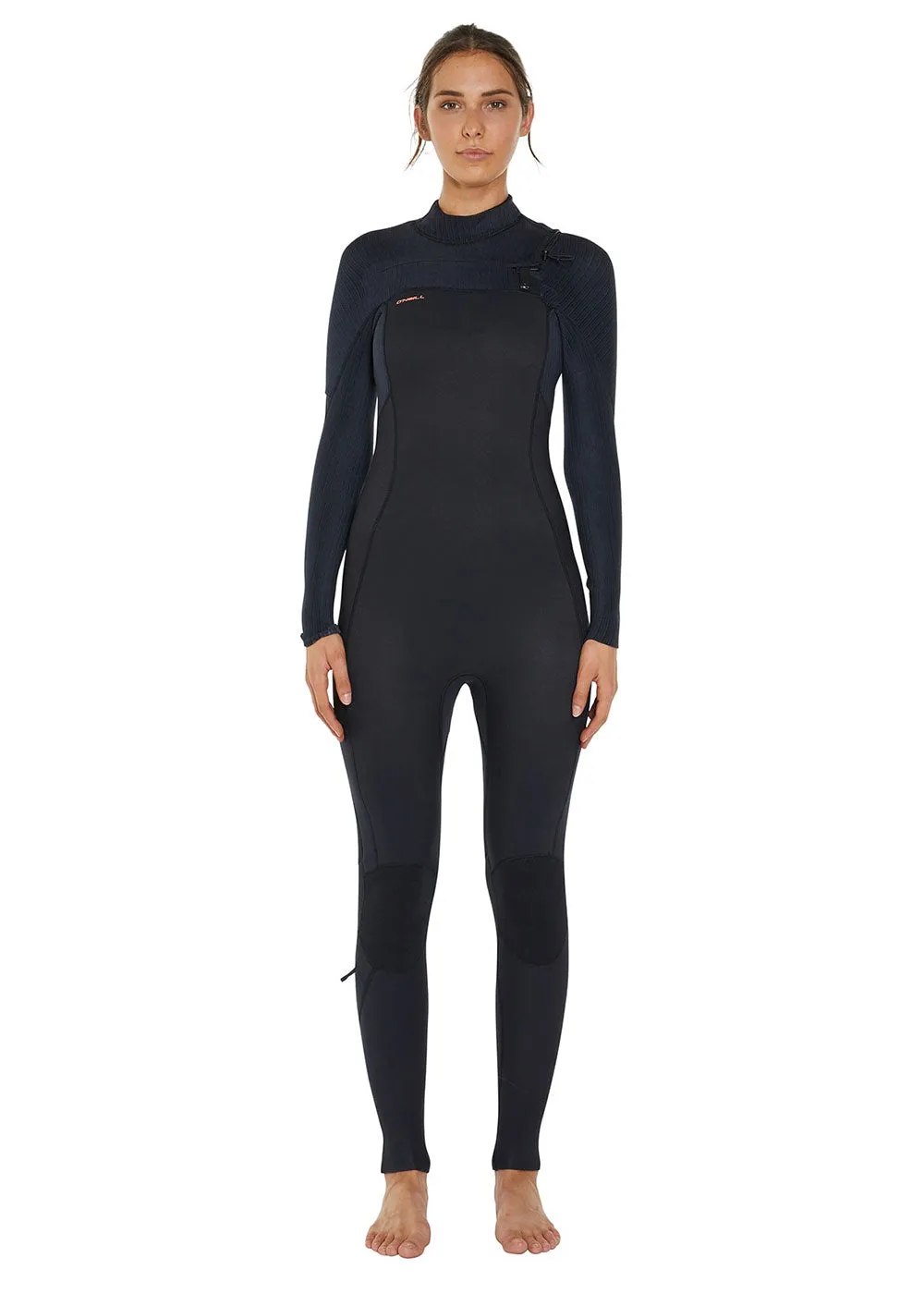 ONeill Womens Hyperfreak 4/3 mm Chest Zip Steamer Wetsuit