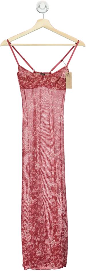 Only Hearts Red Helena Stuart Dress UK XS